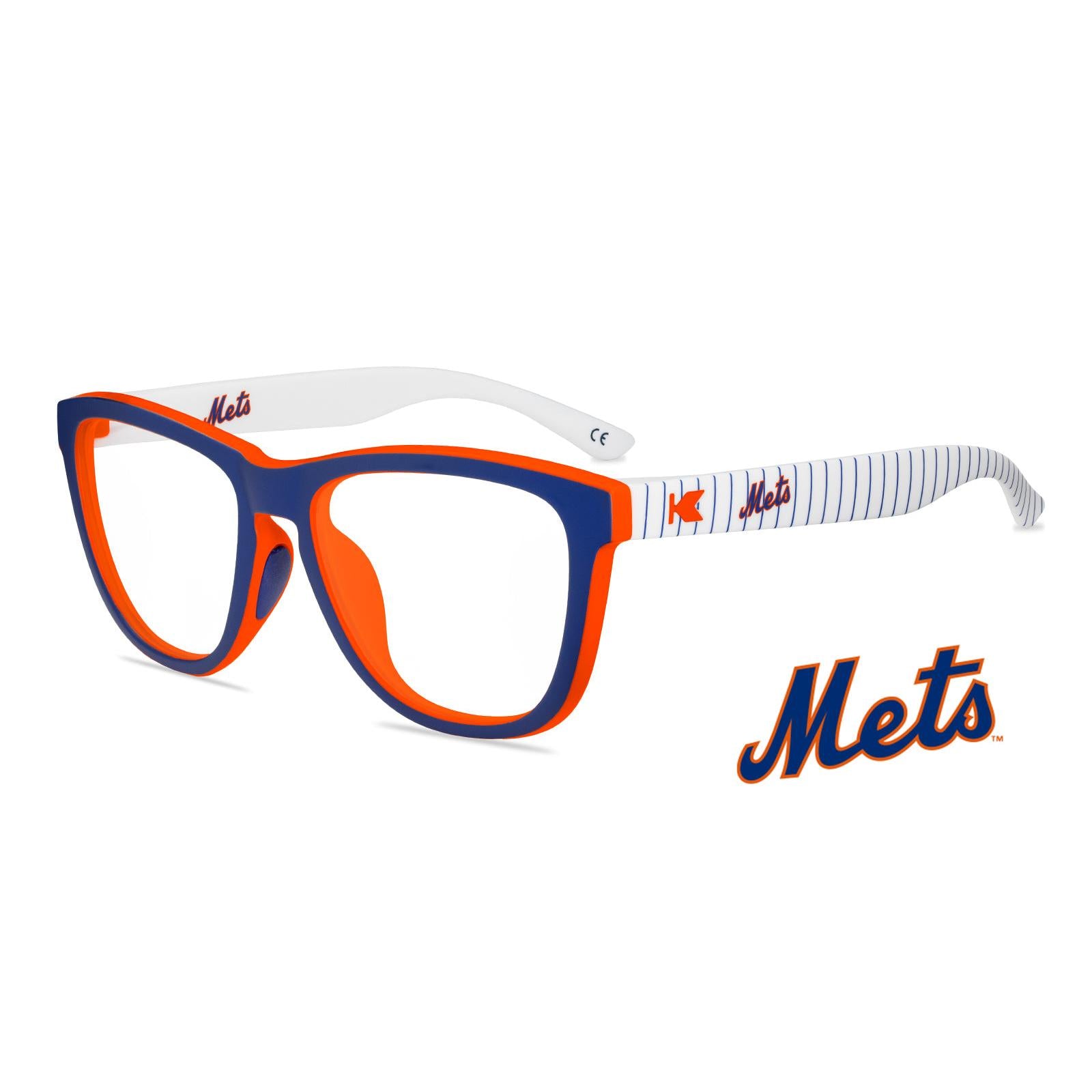 New York Mets Premiums Sport Prescription Sunglasses with Clear Lens, Flyover