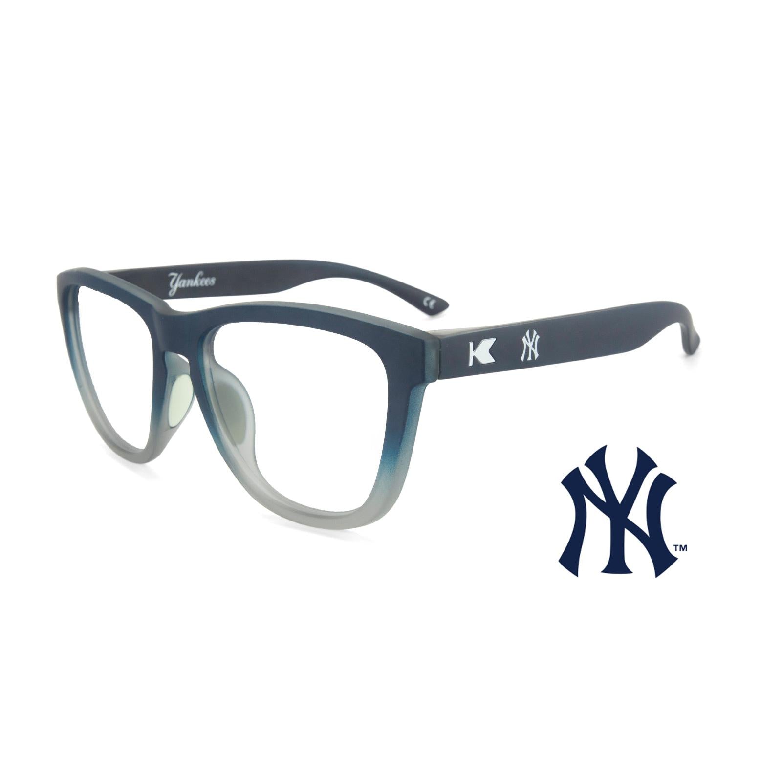 New York Yankees Premiums Sport Prescription Sunglasses with Clear Lens, Flyover