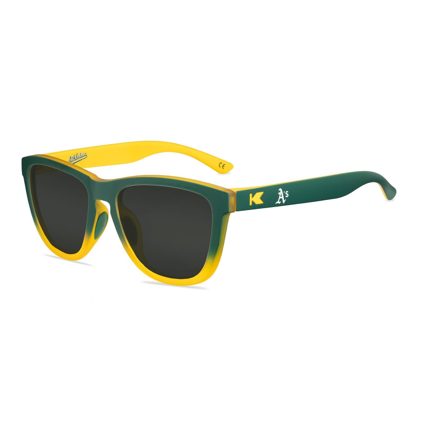 Oakland Athletics Premiums Sport Prescription Sunglasses with Grey Lens, Flyover