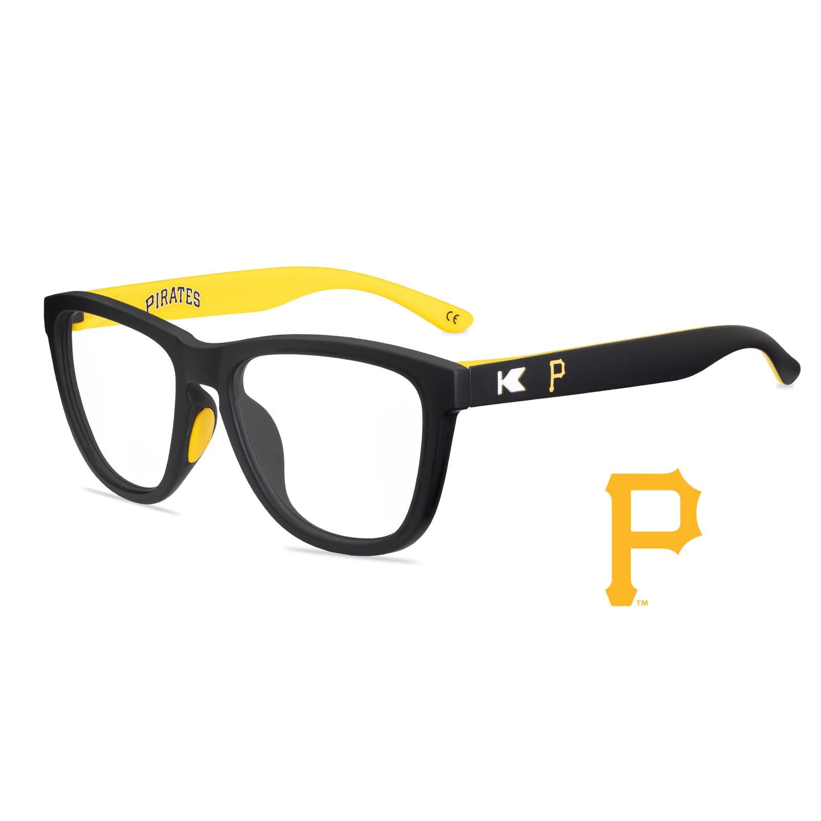 Pittsburgh Pirates Premiums Sport Prescription Sunglasses with Clear Lens, Flyover
