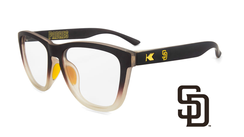 San Diego Padres Premiums Sport Prescription Sunglasses with Clear Lens, Flyover