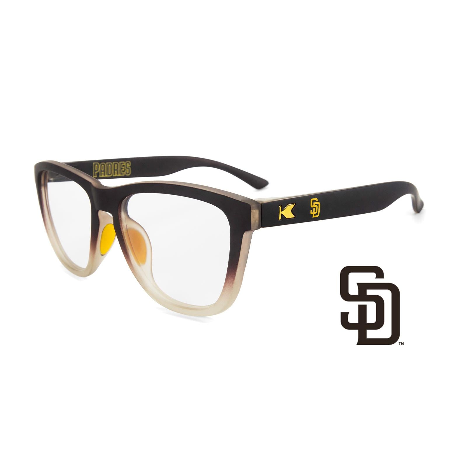 San Diego Padres Premiums Sport Prescription Sunglasses with Clear Lens, Flyover