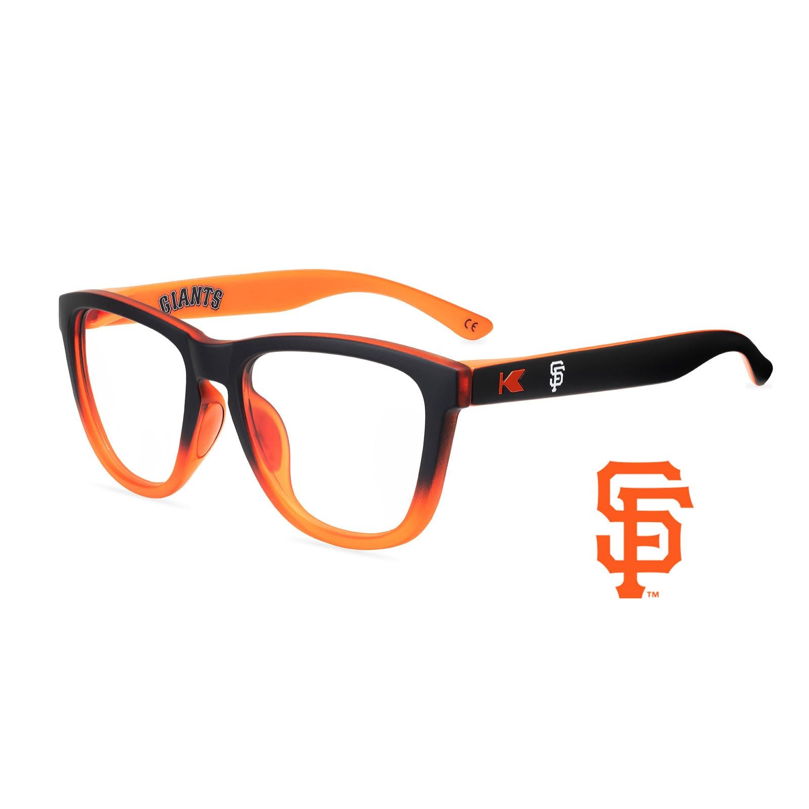 San Francisco Giants Premiums Sport Prescription Sunglasses with Clear Lens, Flyover