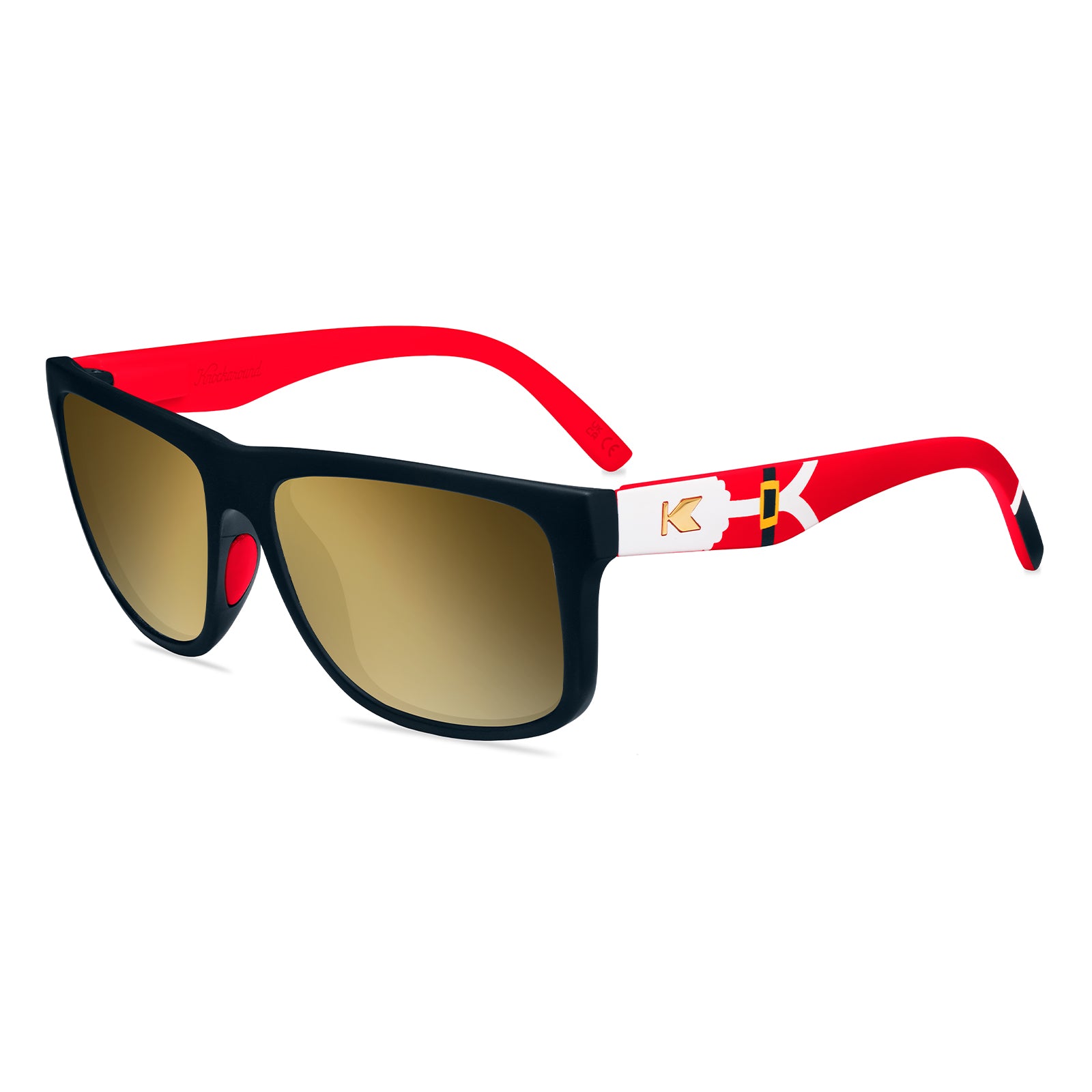 Santa Claus Torrey Pines Sport Rx Sunglasses with Gold Lens, Flyover