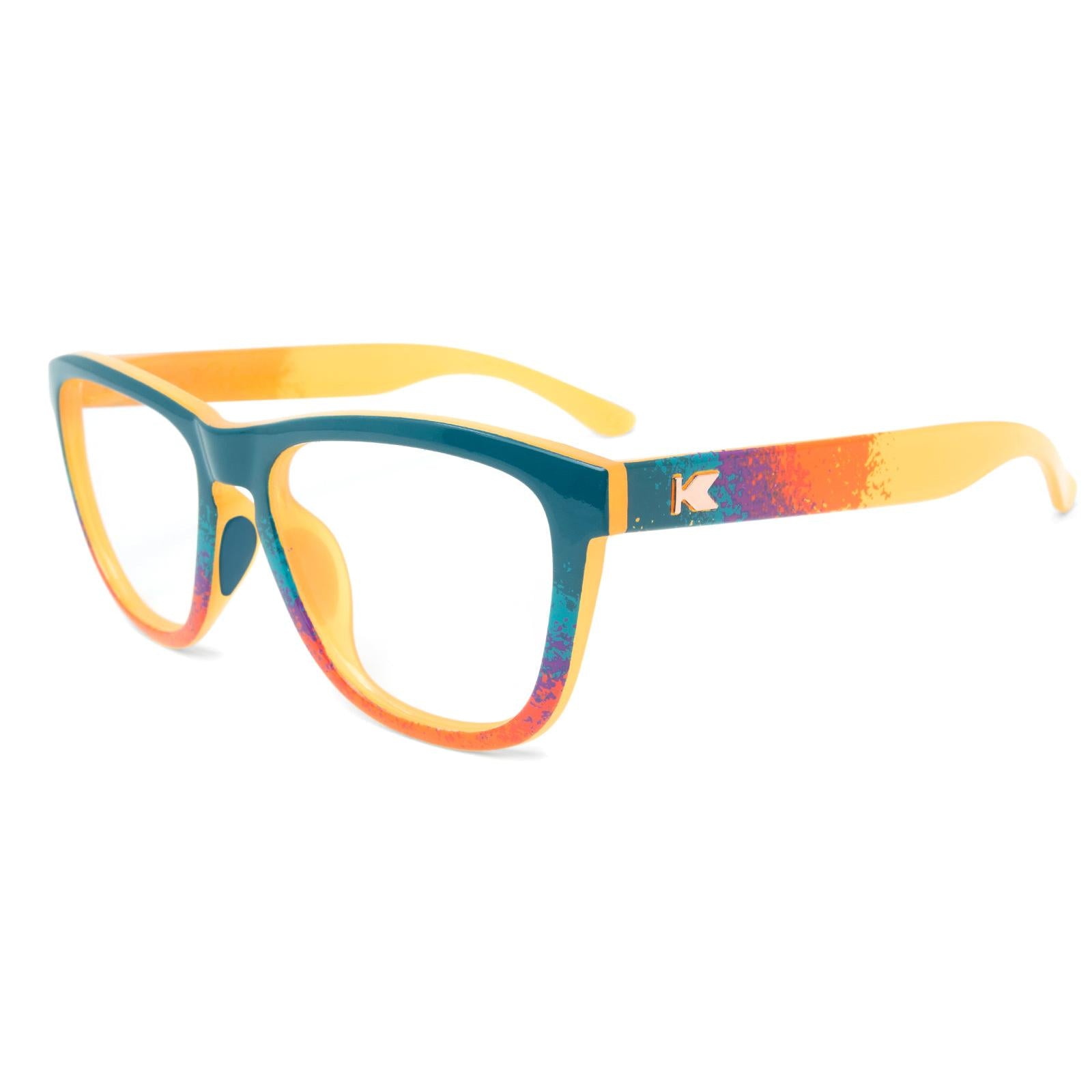 Desert Premiums Sport Prescription Sunglasses with Clear Lens, Flyover