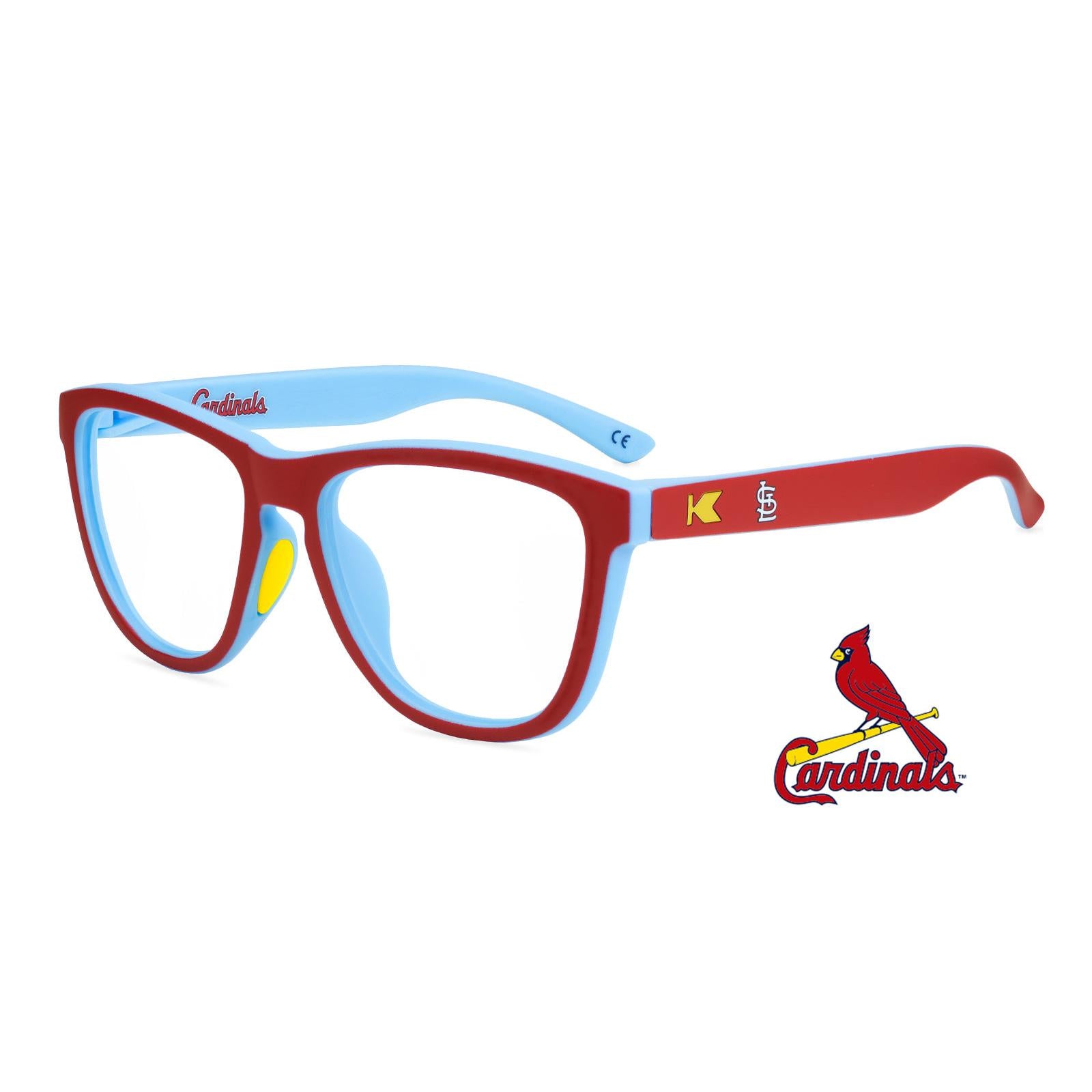 St. Louis Cardinals Premiums Sport Prescription Sunglasses with Clear Lens, Flyover