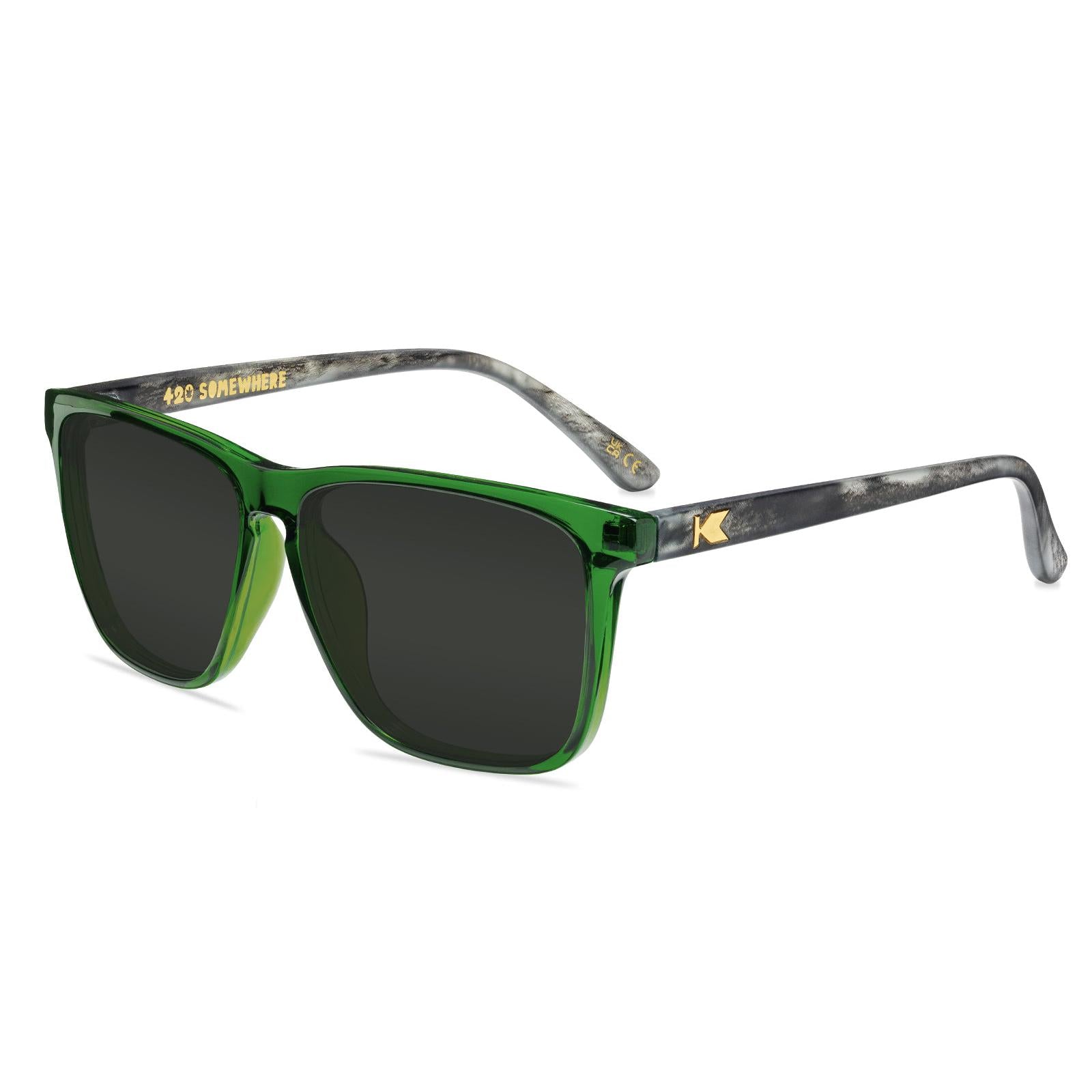 420 Somewhere Fast Lanes Prescription Sunglasses with Grey Lens, Flyover