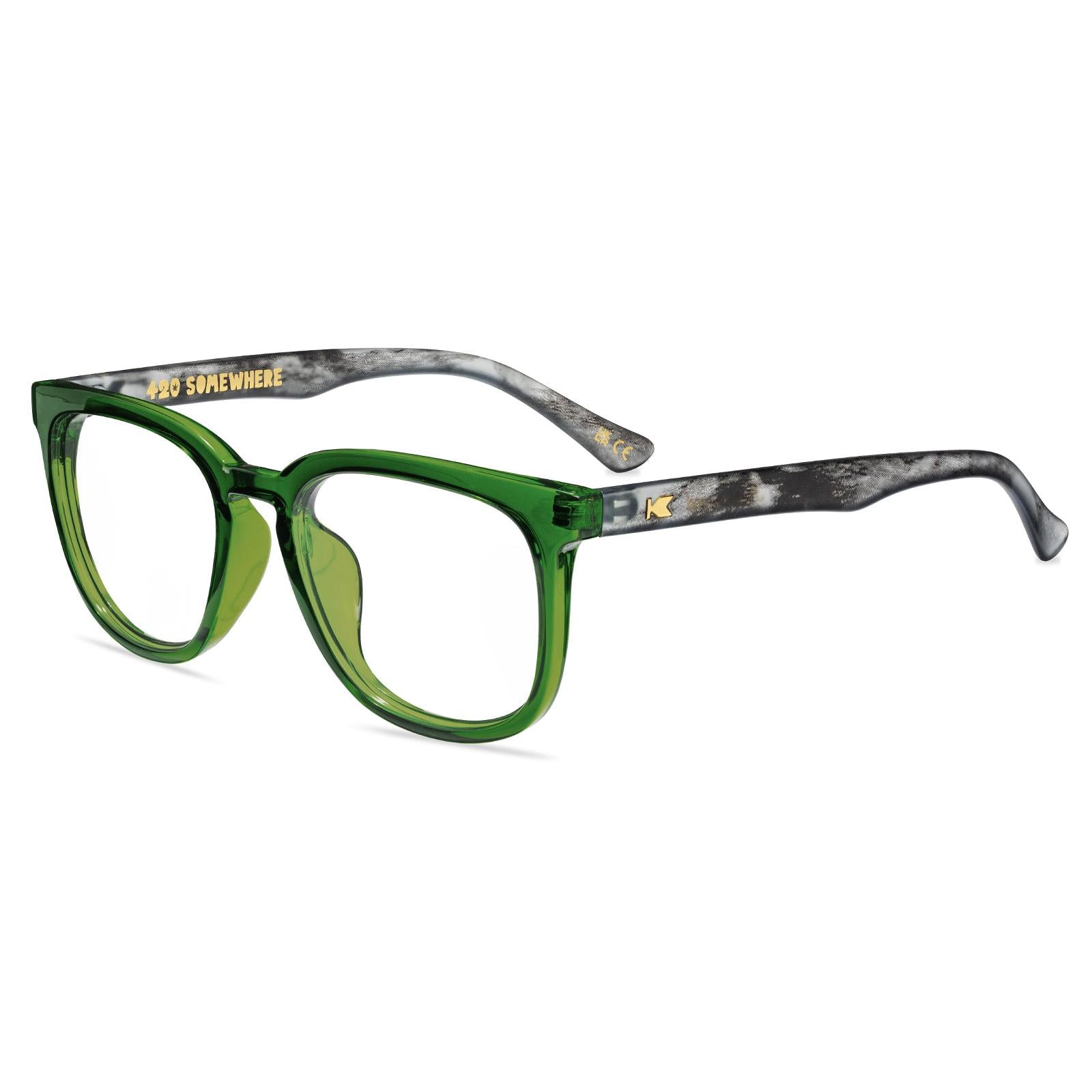 420 Somewhere Paso Robles Prescription Sunglasses with Clear Lens, Flyover