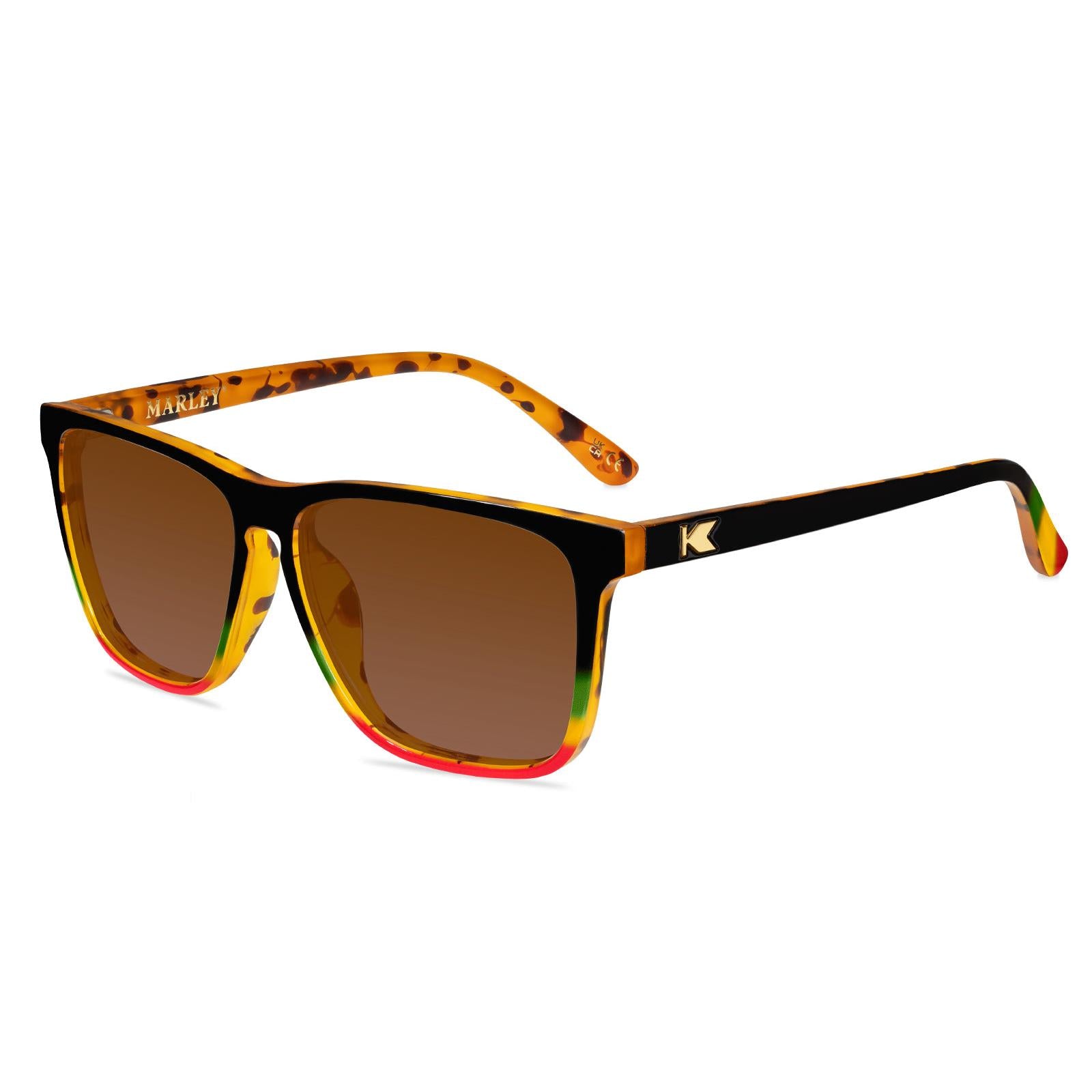 Bob Marley Fast Lanes Prescription Sunglasses with Brown Lens, Flyover