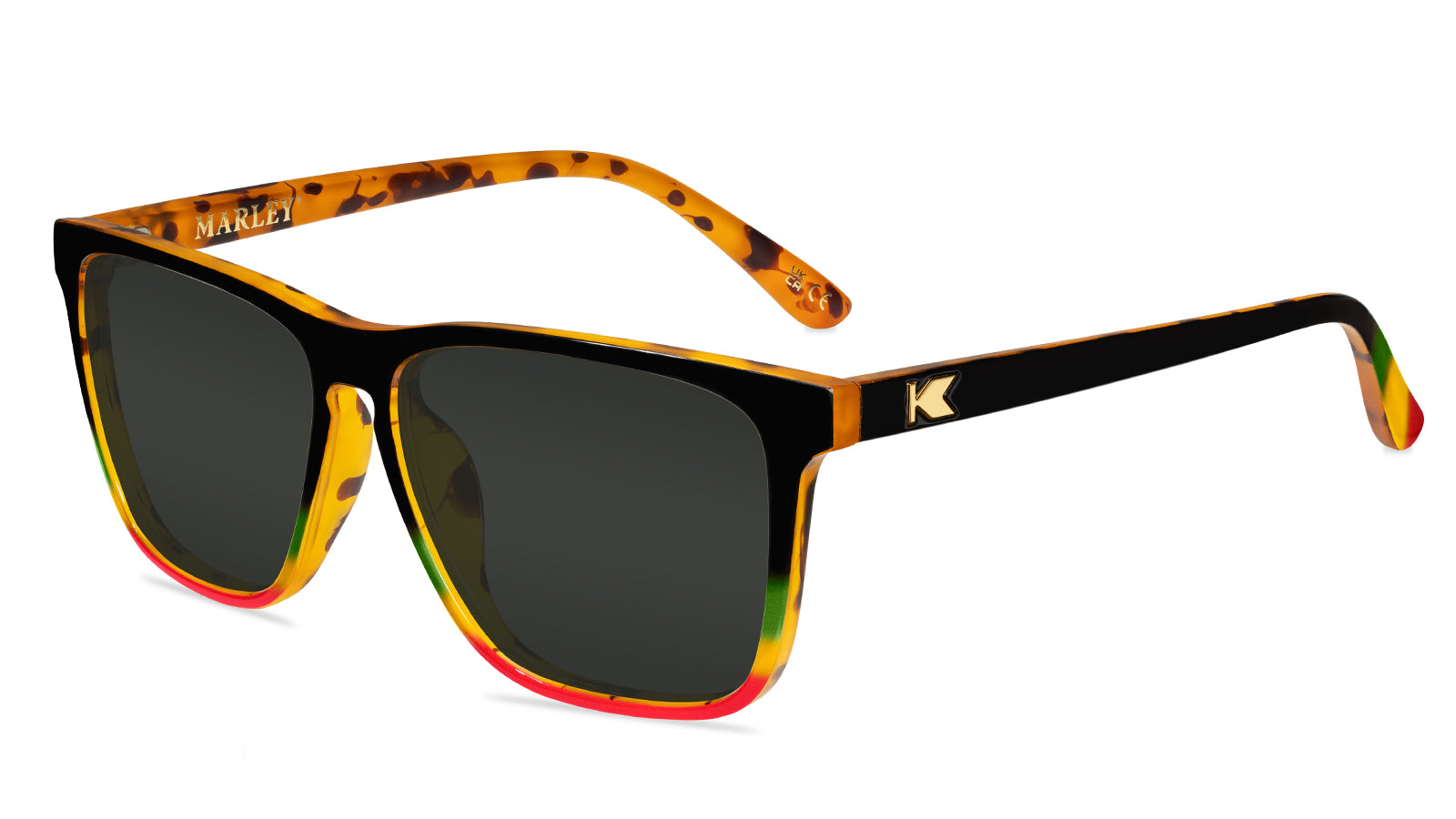 Bob Marley Fast Lanes Prescription Sunglasses with Grey Lens, Flyover