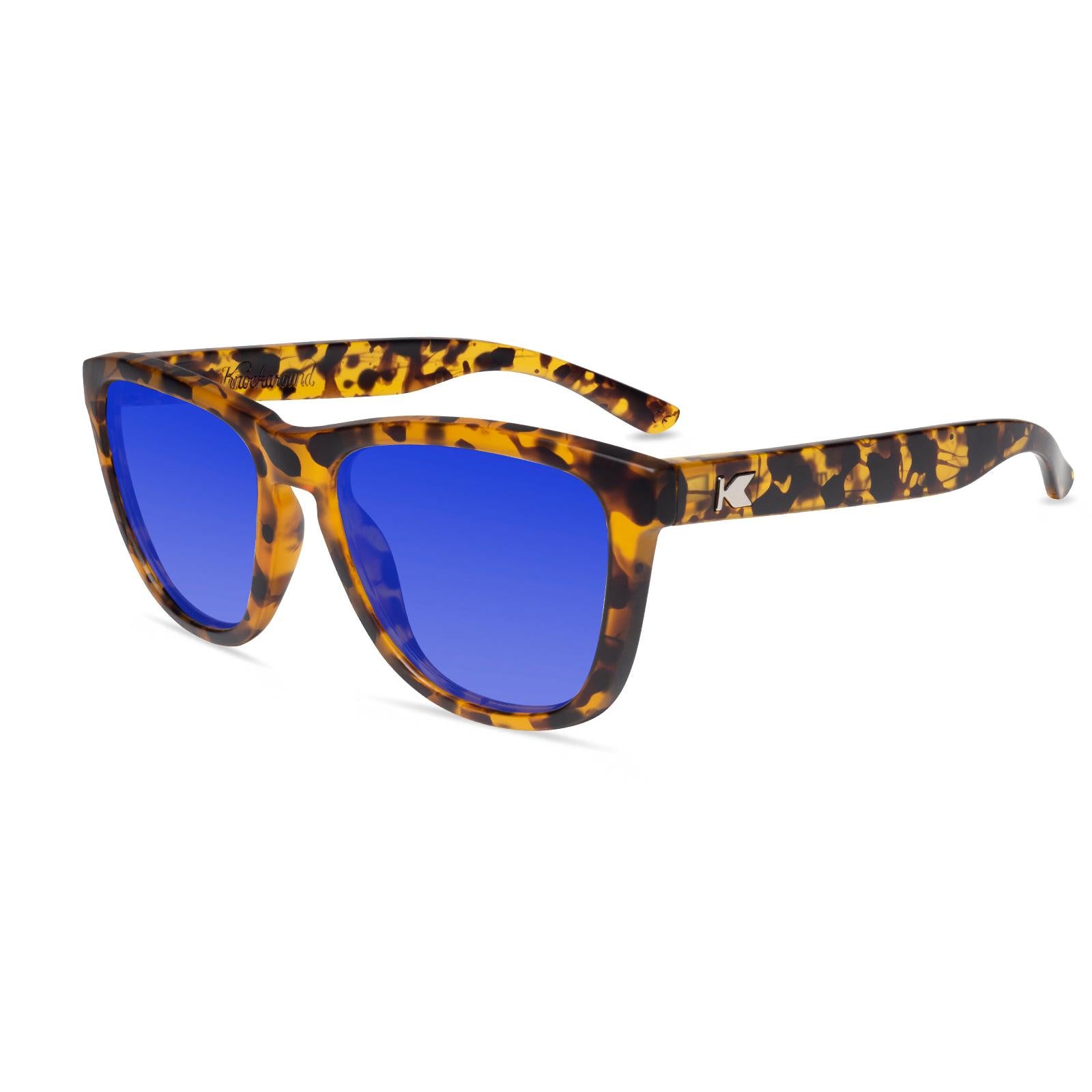 Amber Ink Premiums Prescription Sunglasses with Blue Lens, Flyover