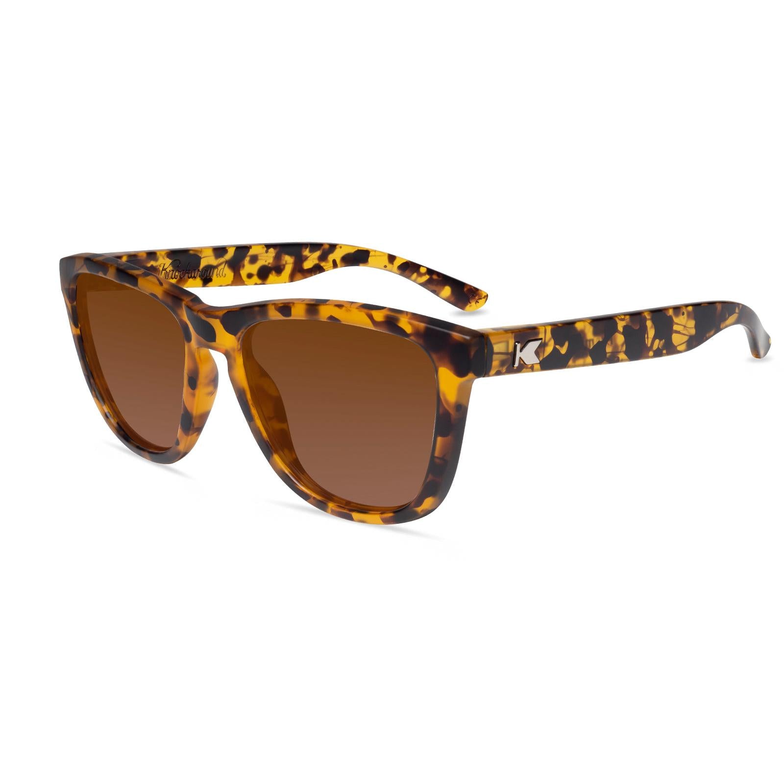 Amber Ink Premiums Prescription Sunglasses with Brown Lens, Flyover