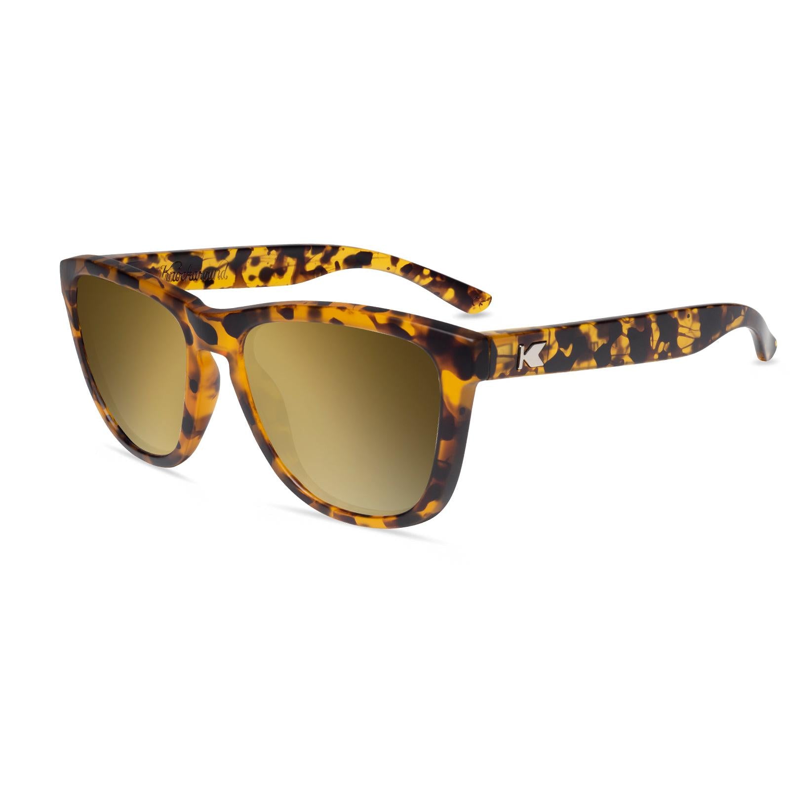 Amber Ink Premiums Prescription Sunglasses with Gold Lens, Flyover