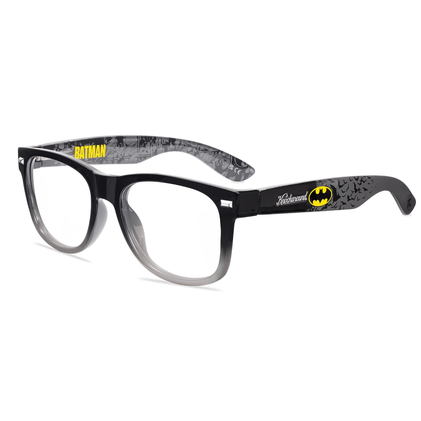 Batman Fort Knocks Prescription Sunglasses with Clear Lens, Flyover