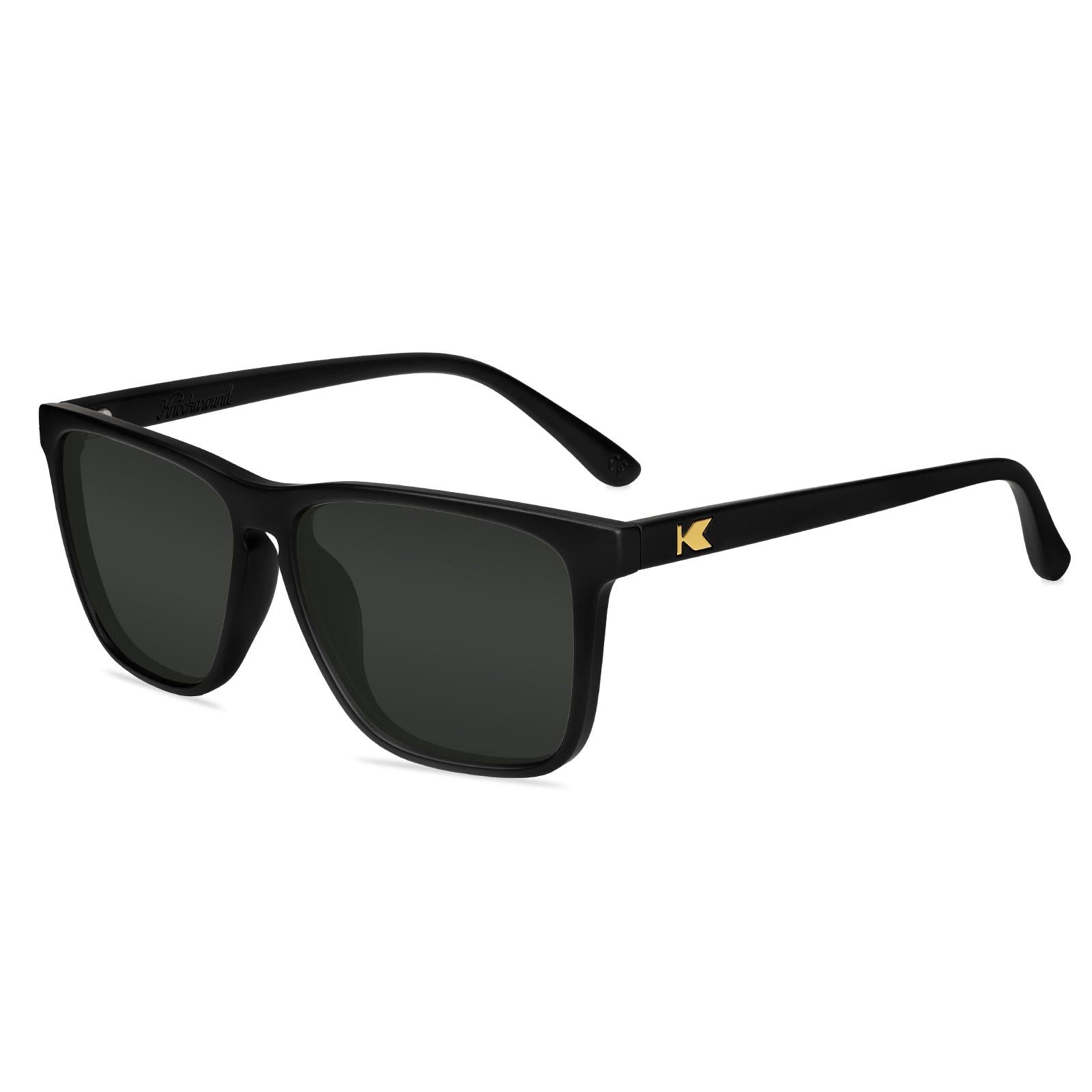 Black Gold Fast Lanes Prescription Sunglasses with Grey Lens, Flyover
