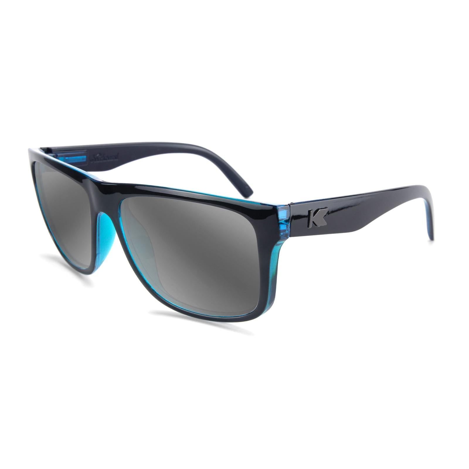 Black Ocean Torrey Pines Prescription Sunglasses with Silver  Lens, Flyover