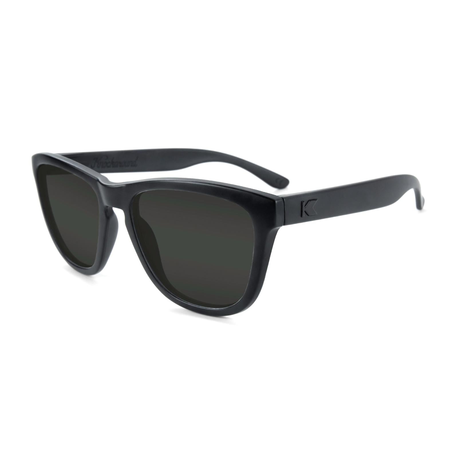 Black on Black Premiums Prescription Sunglasses with Grey Lens, Flyover