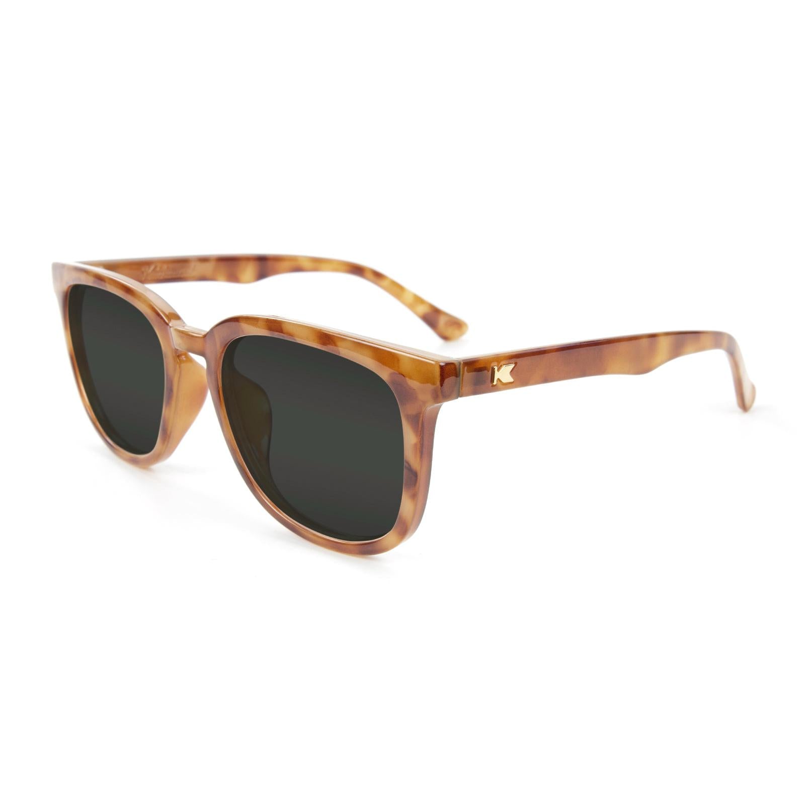 Glossy Blonde Tortoise Shell Paso Robles Prescription Sunglasses with Gray Lens, Flyover