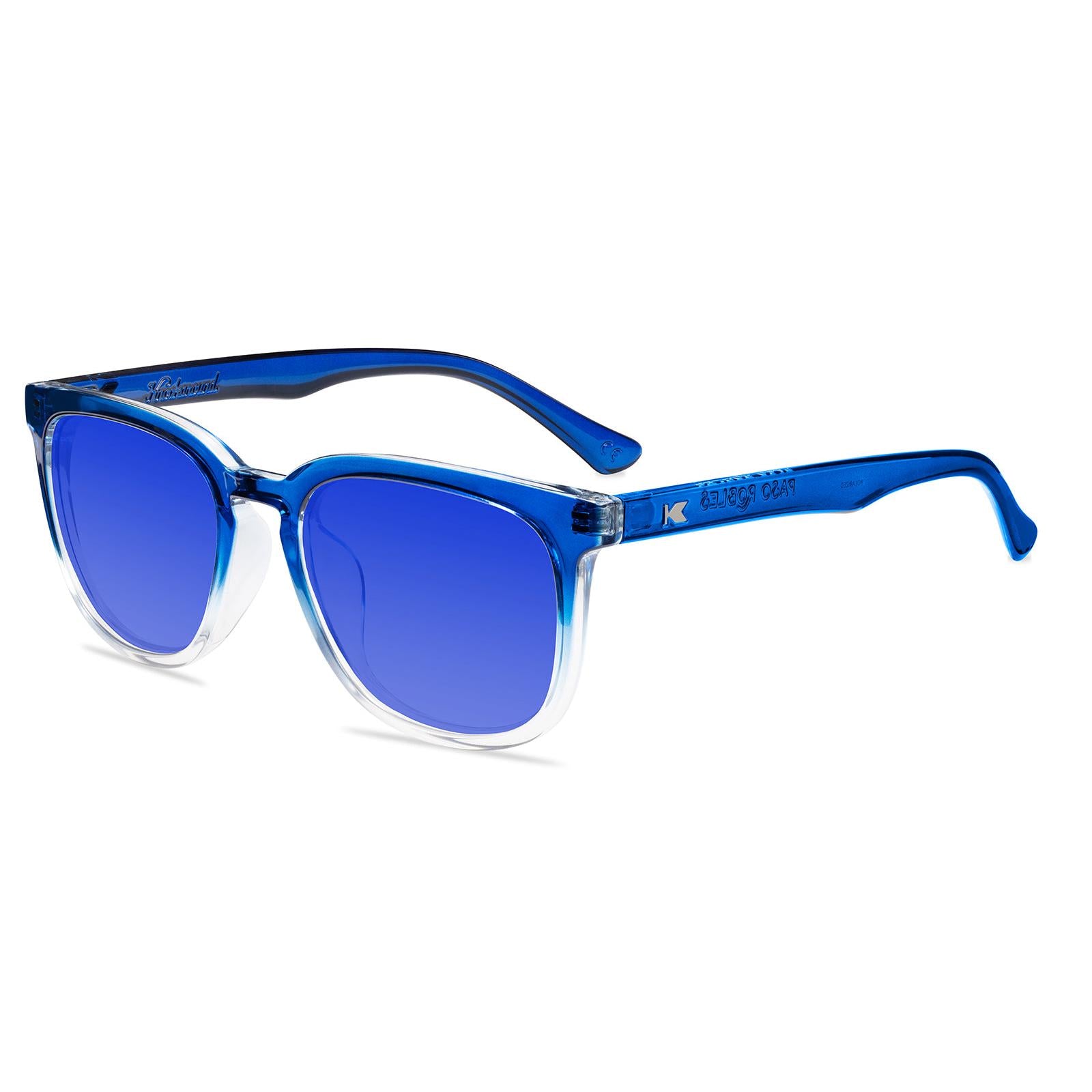 Blue Obsidian Paso Robles Prescription Sunglasses with Blue Lens, Flyover