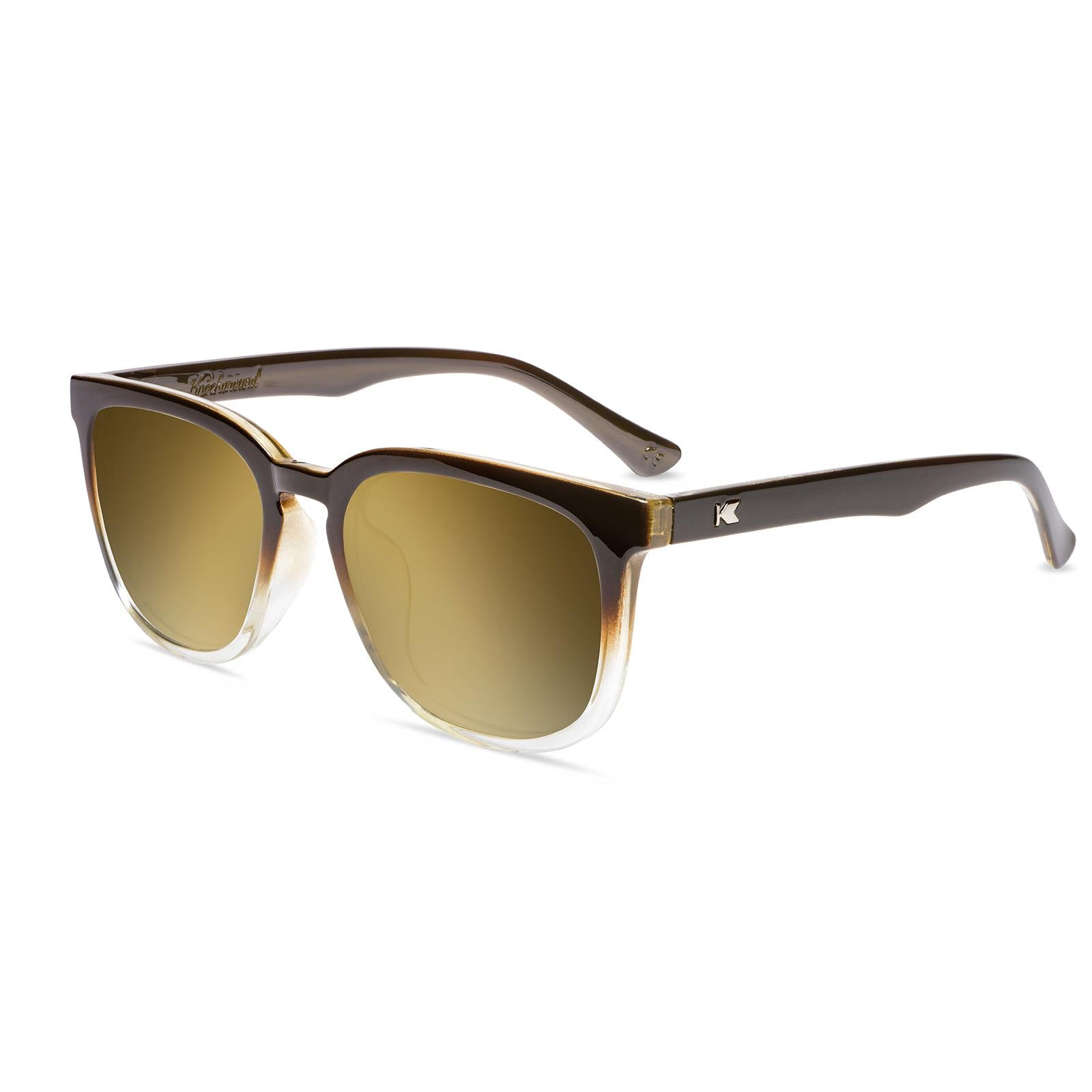 Brookbed Paso Robles Prescription Sunglasses with Gold Lens, Flyover