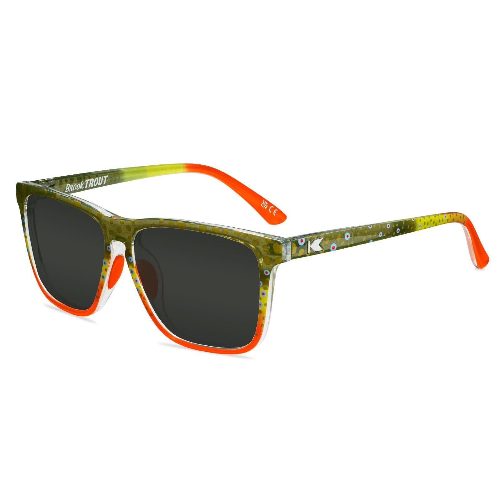 Brook Trout Fast Lanes Sport Prescription Sunglasses with Grey Lens, Flyover