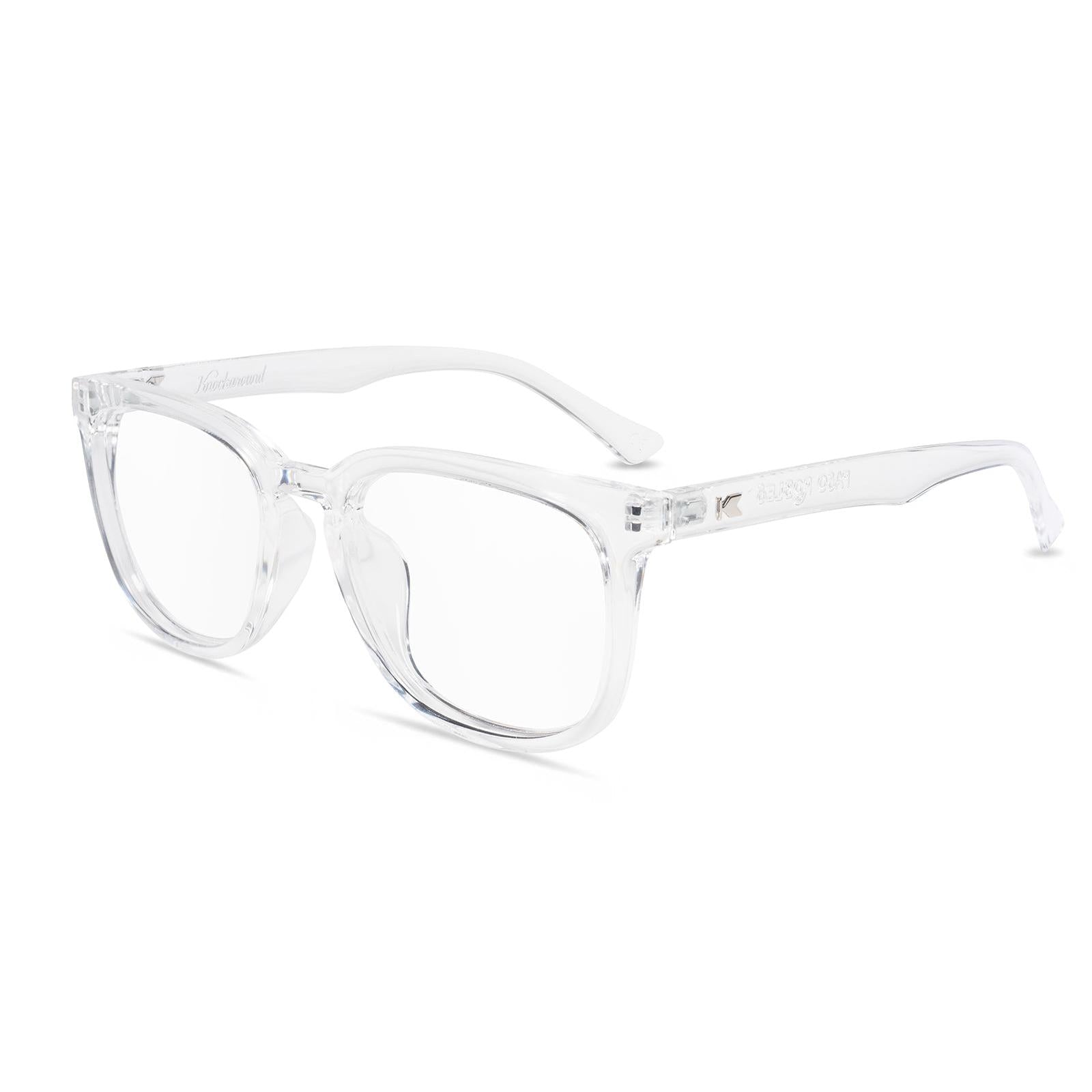 Clear Paso Robles Prescription Sunglasses with Clear Lens, Flyover