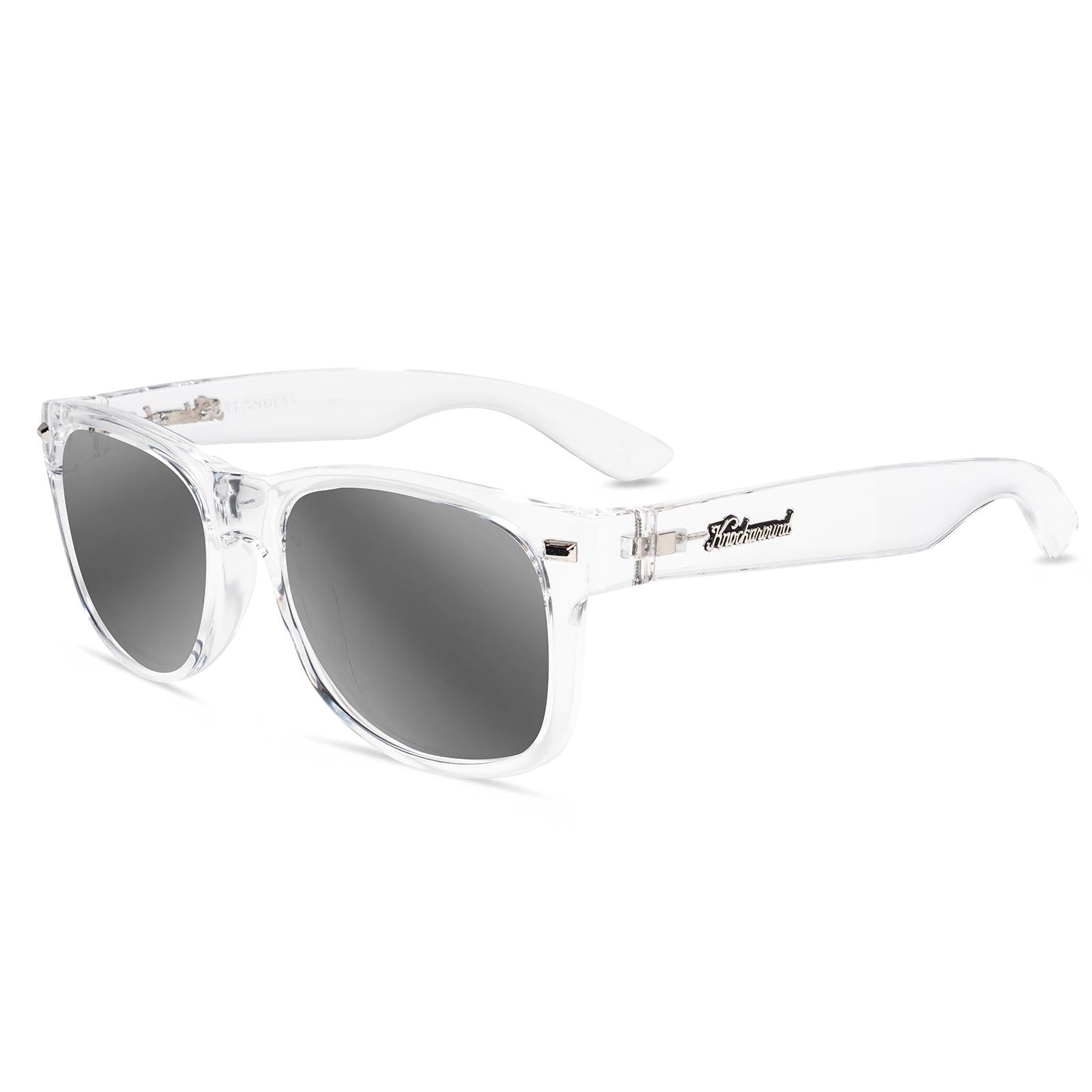 Clear Fort Knocks Prescription Sunglasses with Silver  Lens, Flyover