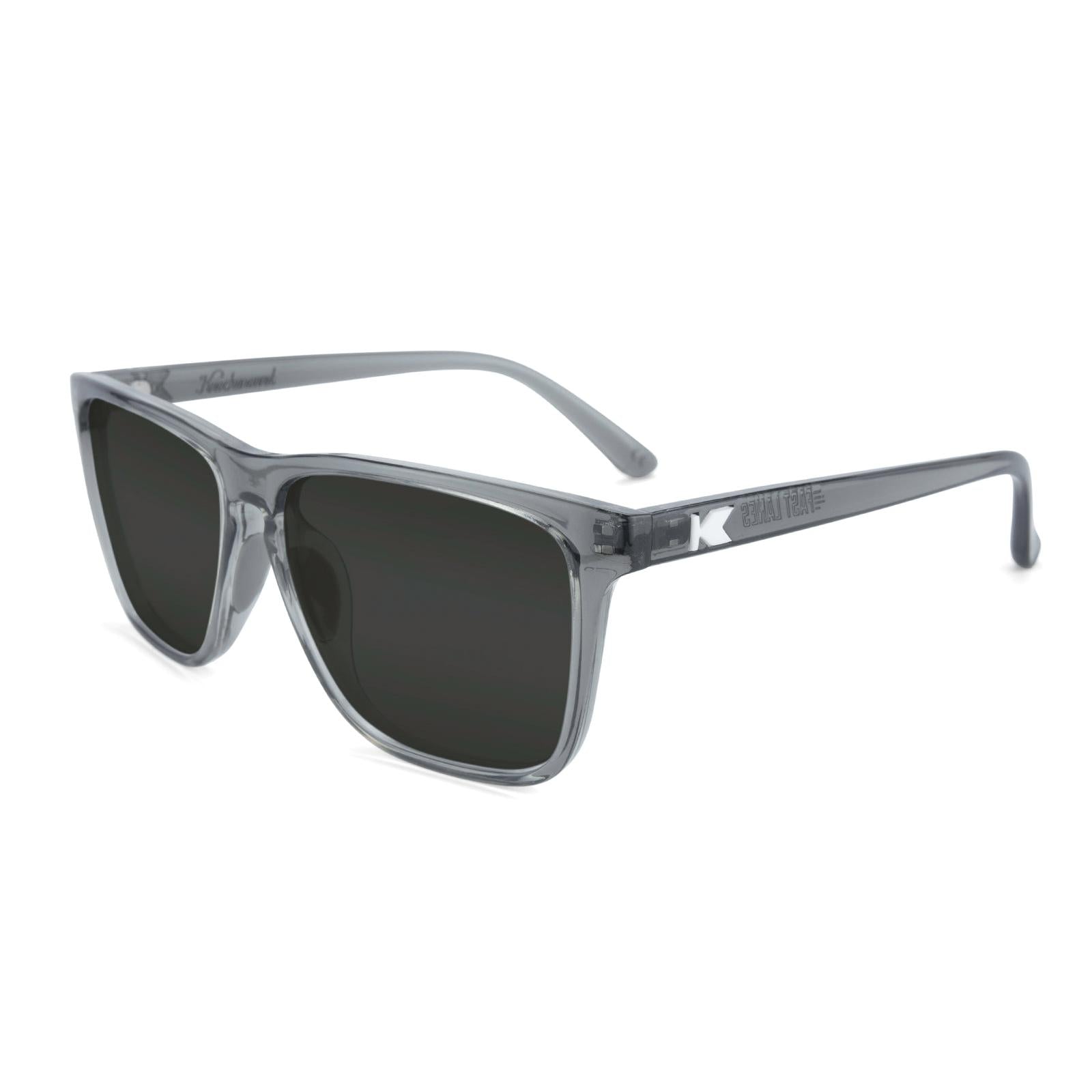 Clear Grey Fast Lanes Sport Prescription Sunglasses with Grey Lens, Flyover