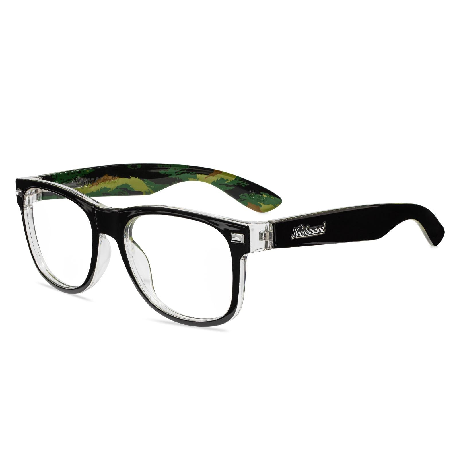Covert Ops Fort Knocks Prescription Sunglasses with Clear Lens, Flyover