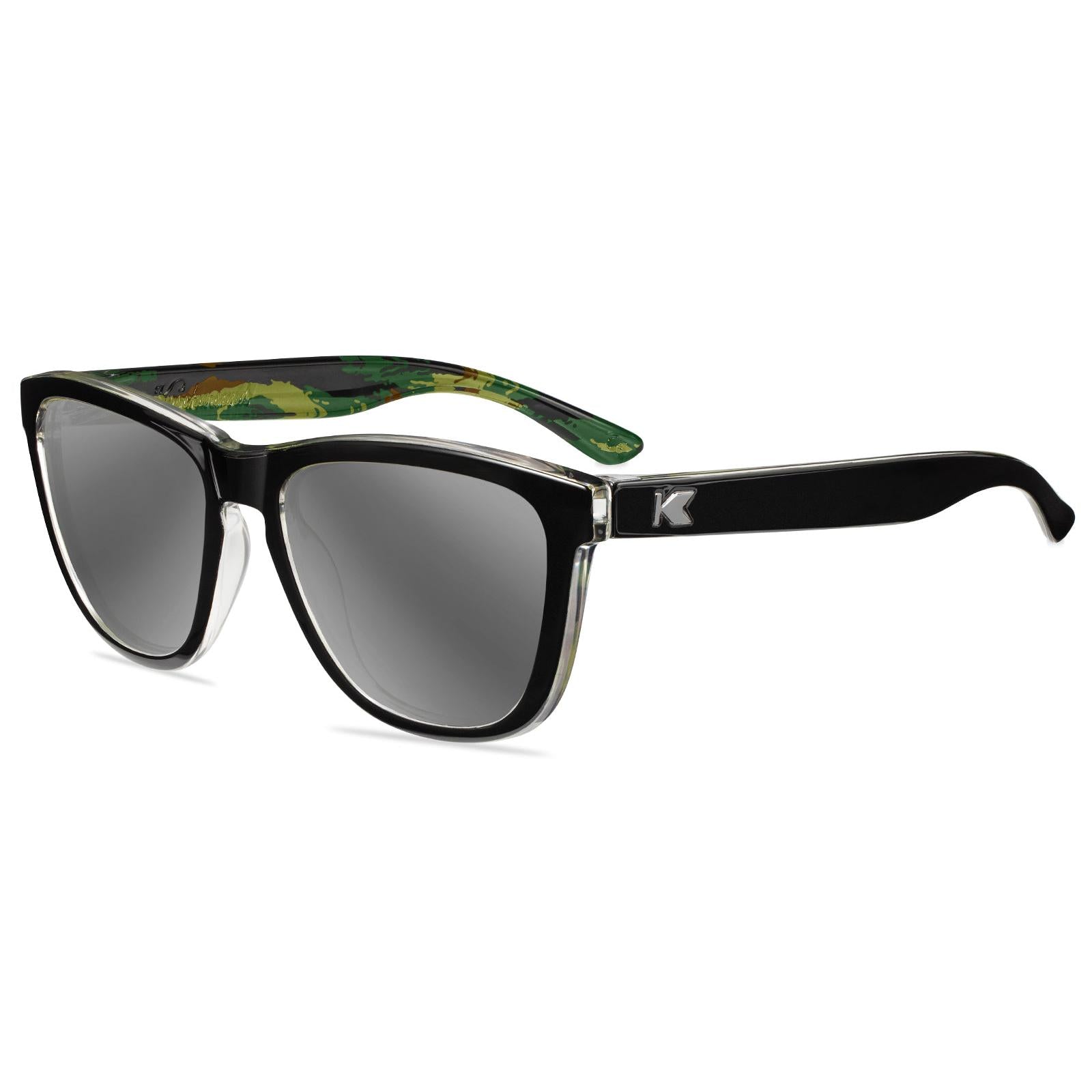 Covert Ops Premiums Prescription Sunglasses with Silver Lens, Flyover