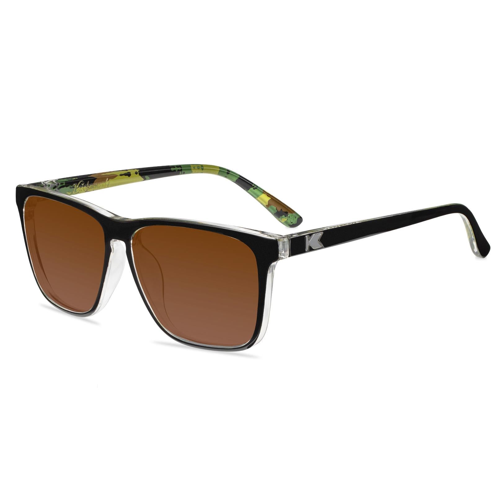 Covert Ops Fast Lanes Prescription Sunglasses with Brown Lens, Flyover