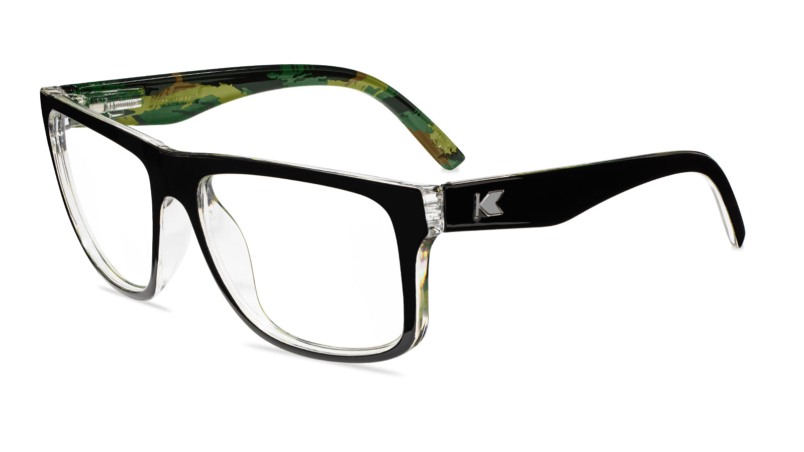 Covert Ops Torrey Pines Prescription Sunglasses with Clear Lens, Flyover