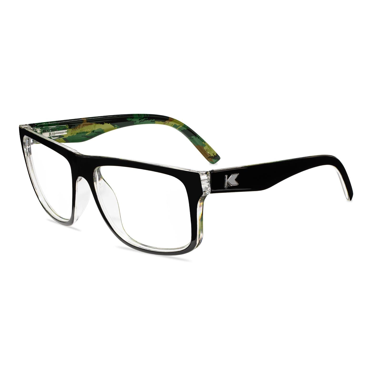Covert Ops Torrey Pines Prescription Sunglasses with Clear Lens, Flyover