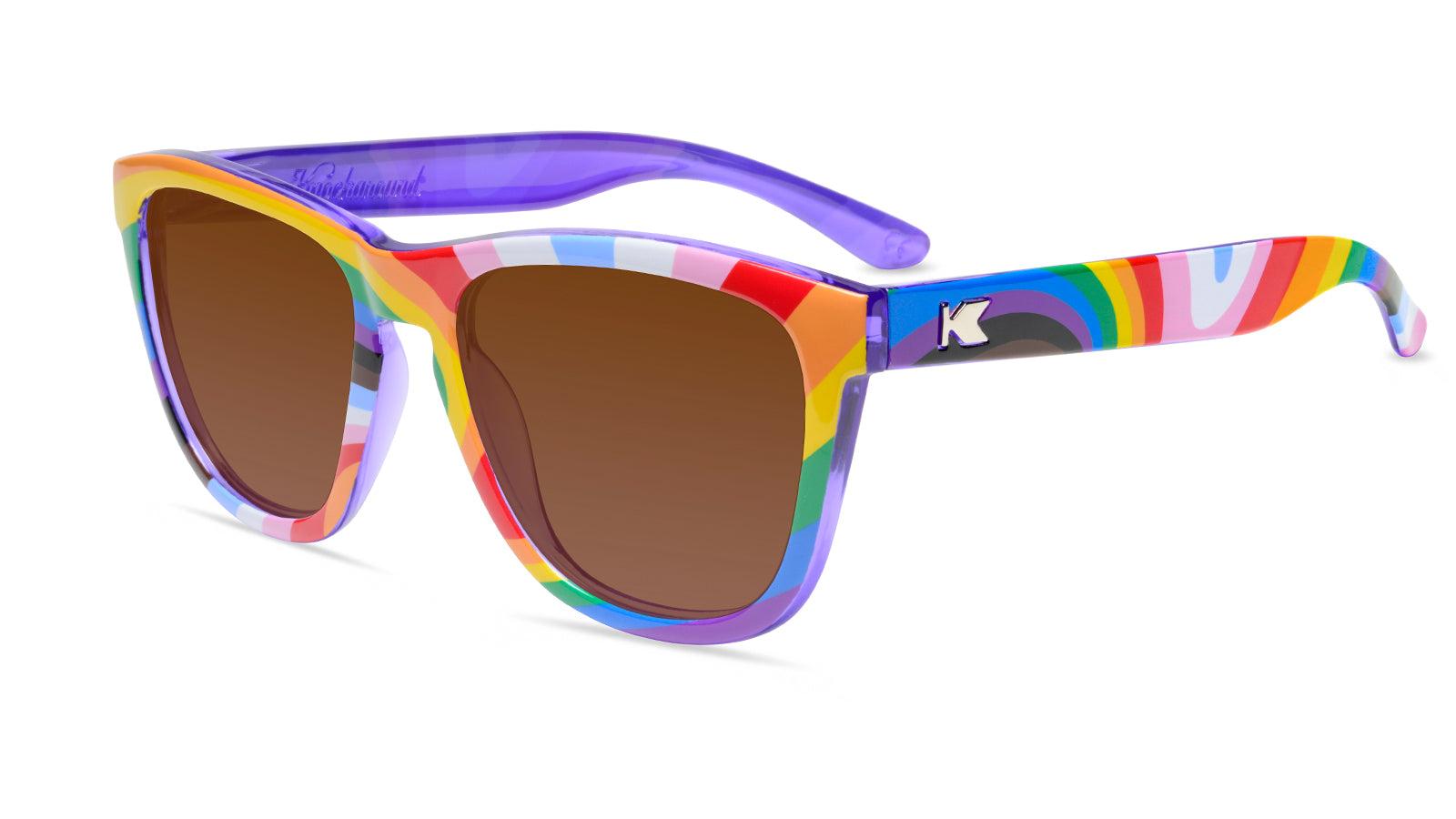 Loud and Proud Premiums Prescription Sunglasses with Brown Lens, Flyover