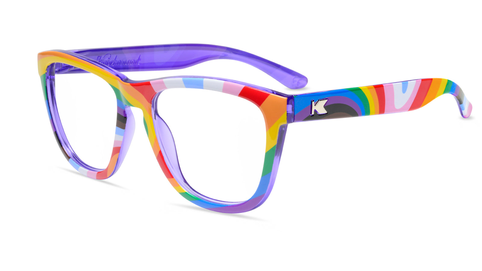 Loud and Proud Premiums Prescription Sunglasses with Clear Lens, Flyover
