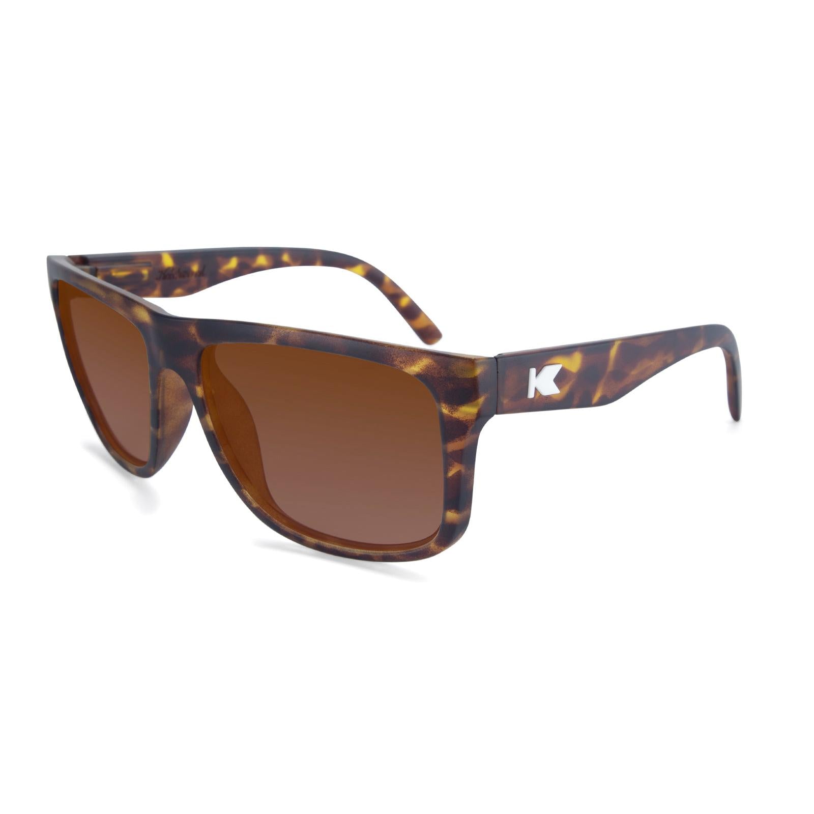 Matte Tortoise Shell Torrey Pines Prescription Sunglasses with Brown Lens, Flyover