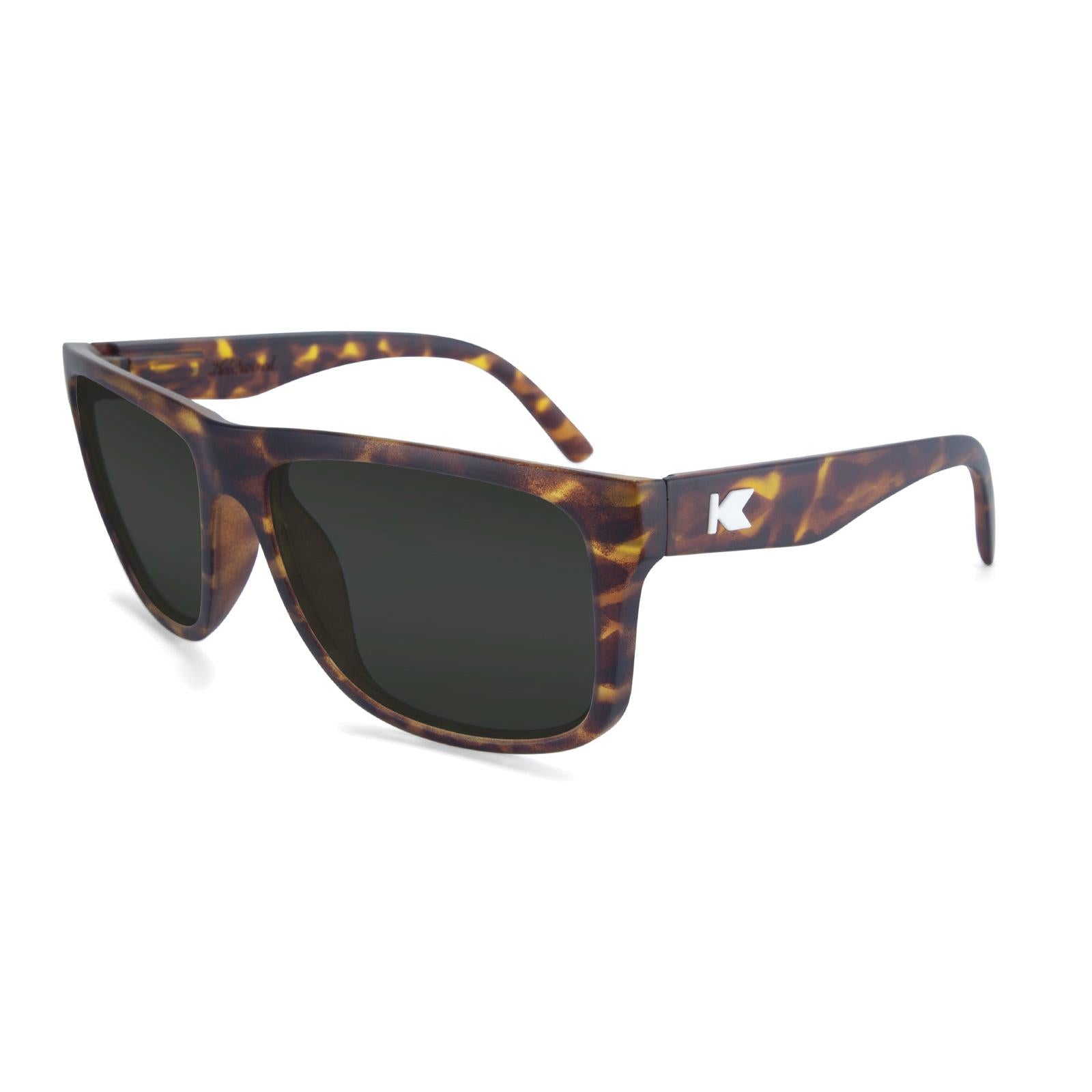 Matte Tortoise Shell Torrey Pines Prescription Sunglasses with Grey Lens, Flyover