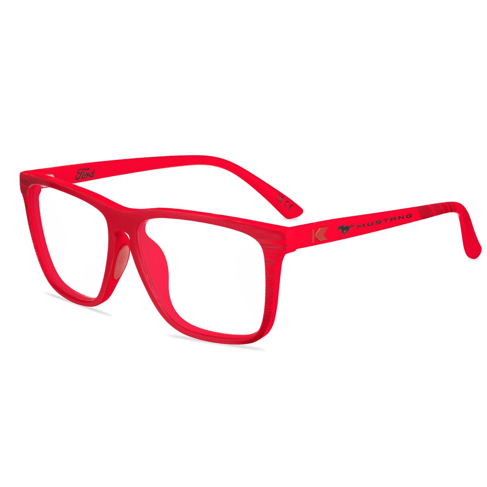 Ford Mustang Fast Lanes Sports Prescription Sunglasses with Clear Lens, Flyover