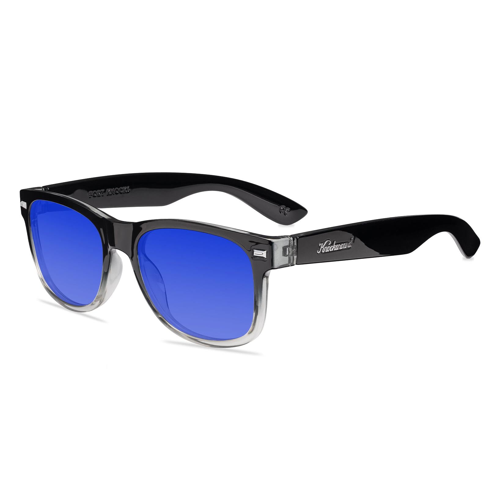 Obsidian Fort Knocks Prescription Sunglasses with Blue Lens, Flyover