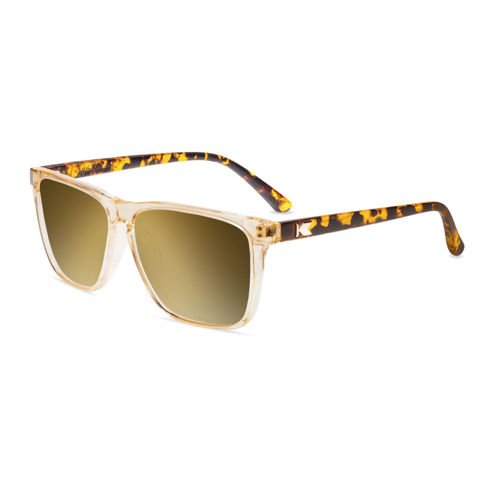 On The Rocks Fast Lanes Prescription Sunglasses with Gold  Lens, Flyover