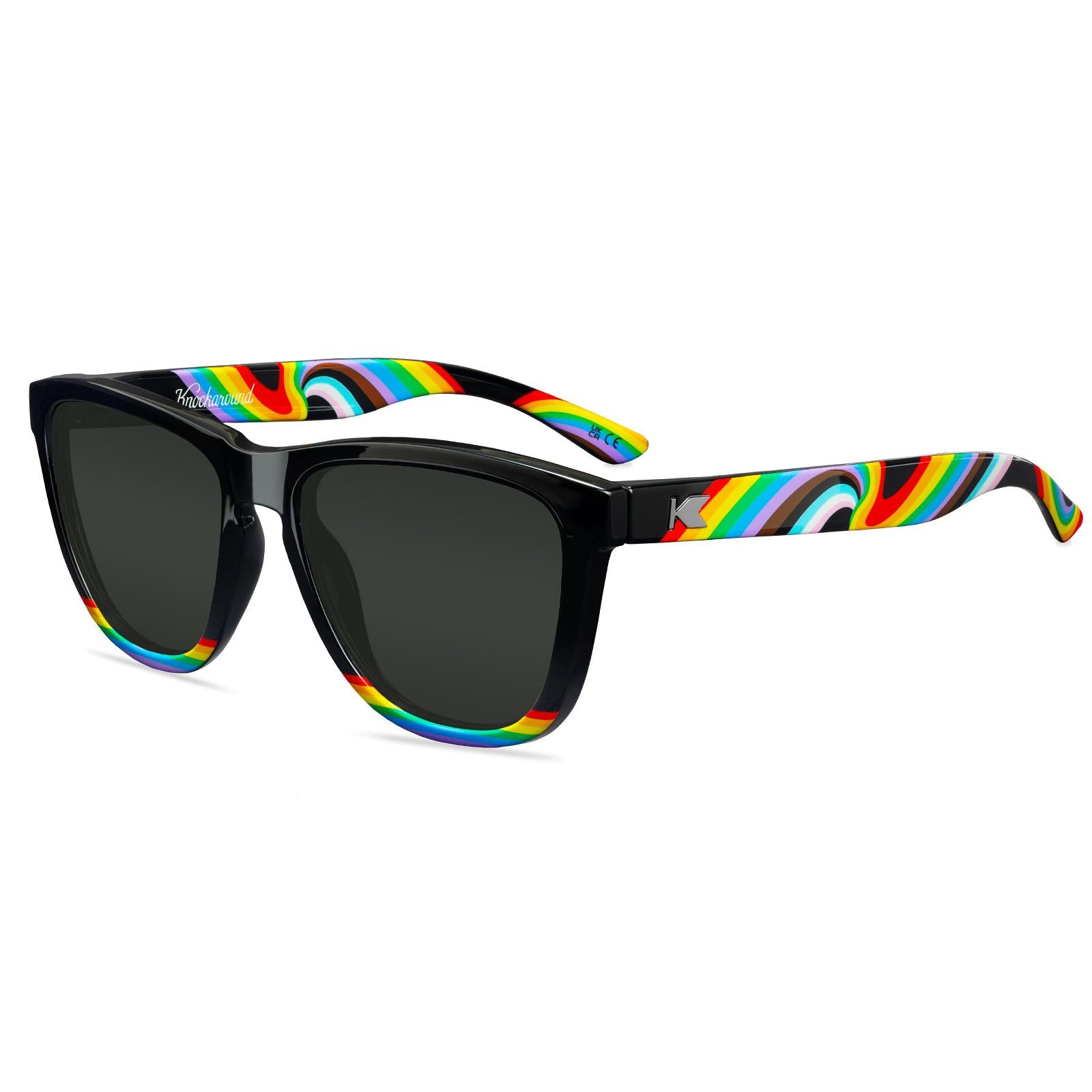 Rainbow on my Parade Premiums Prescription Sunglasses with Grey Lens, Flyover