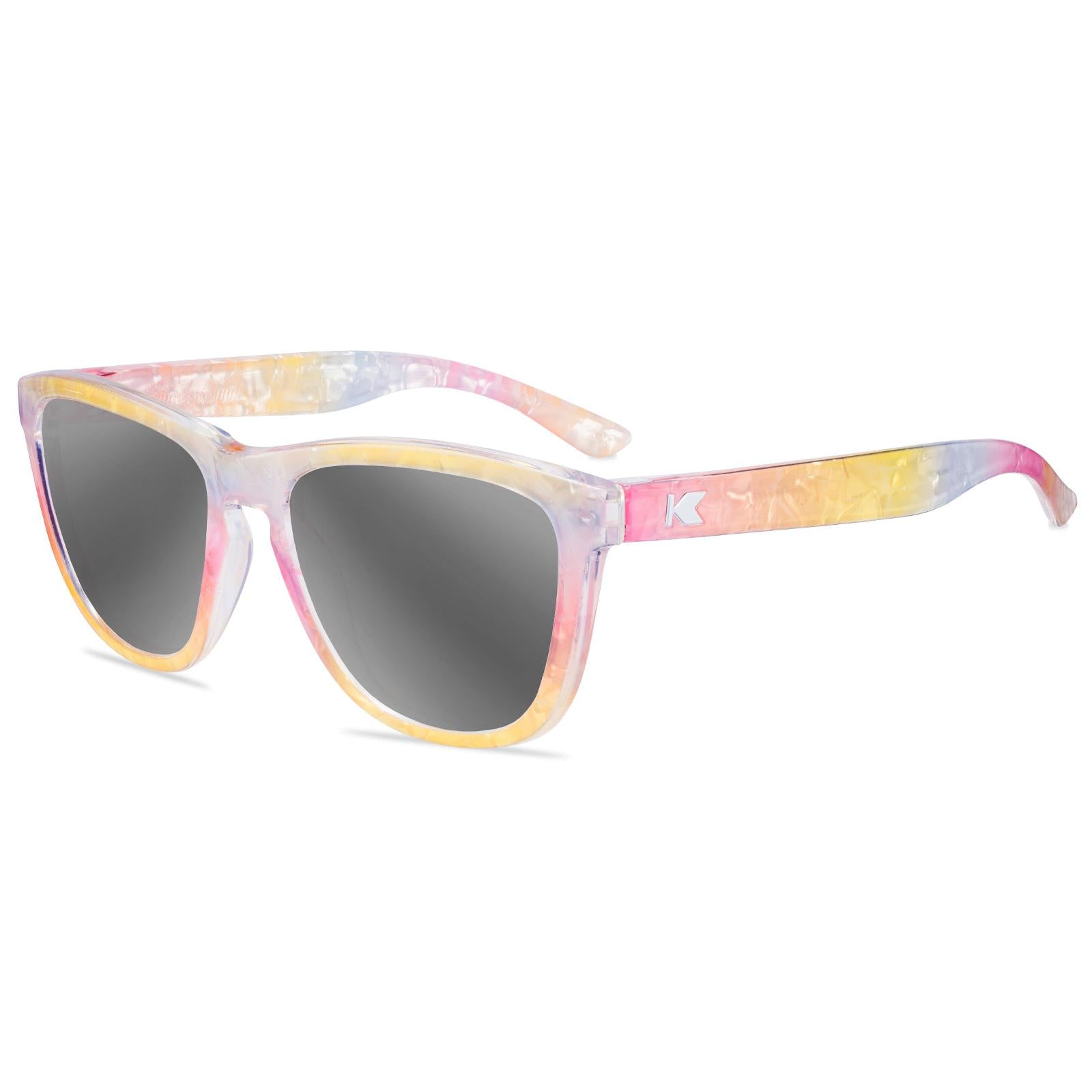 Rainbow Sno-Cone Premiums Prescription Sunglasses with Silver Lens, Flyover