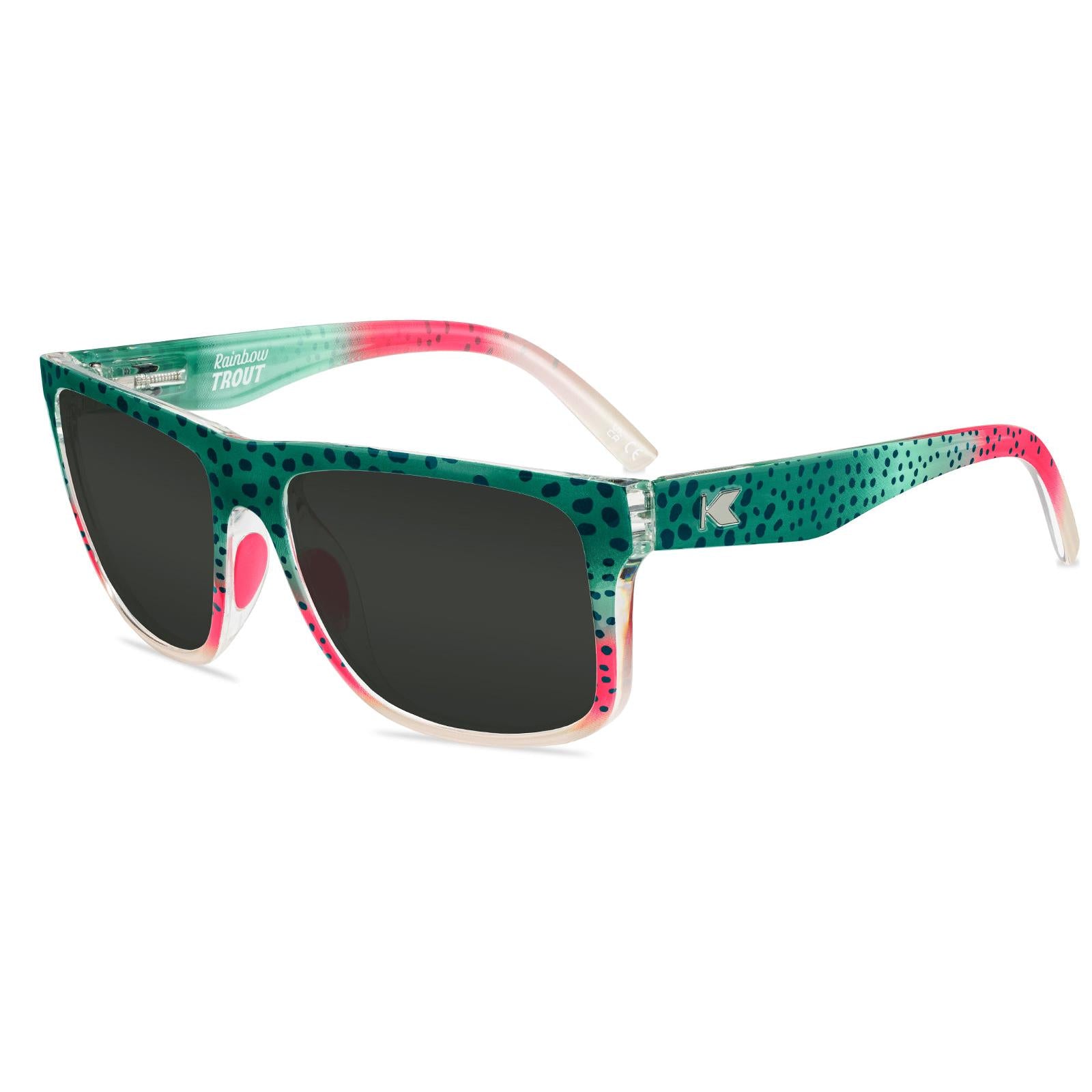 Rainbow Trout Torrey Pines Sport Prescription Sunglasses with Grey Lens, Flyover