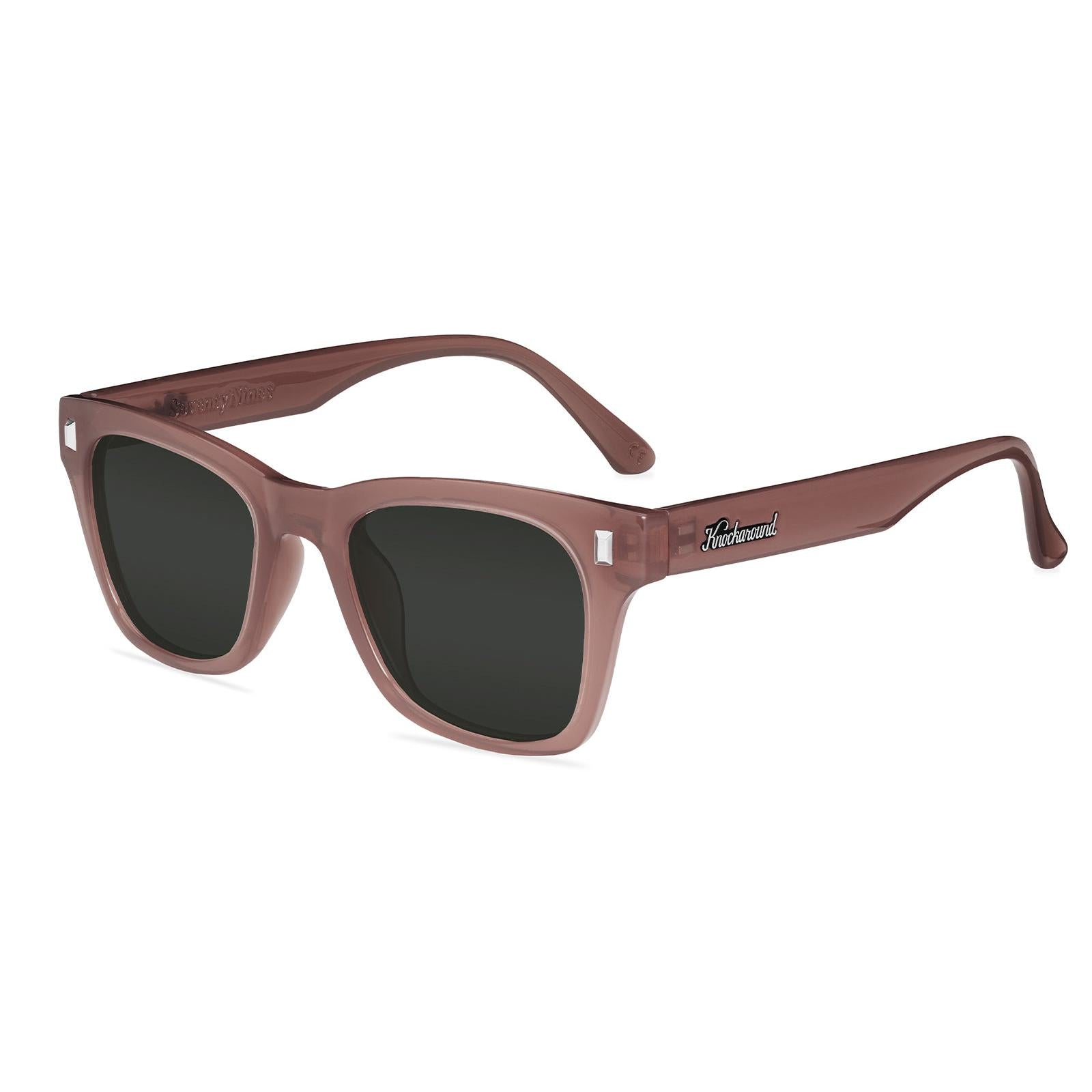 Rose Latte Seventy Nines  Prescription Sunglasses with Grey Lens, Flyover