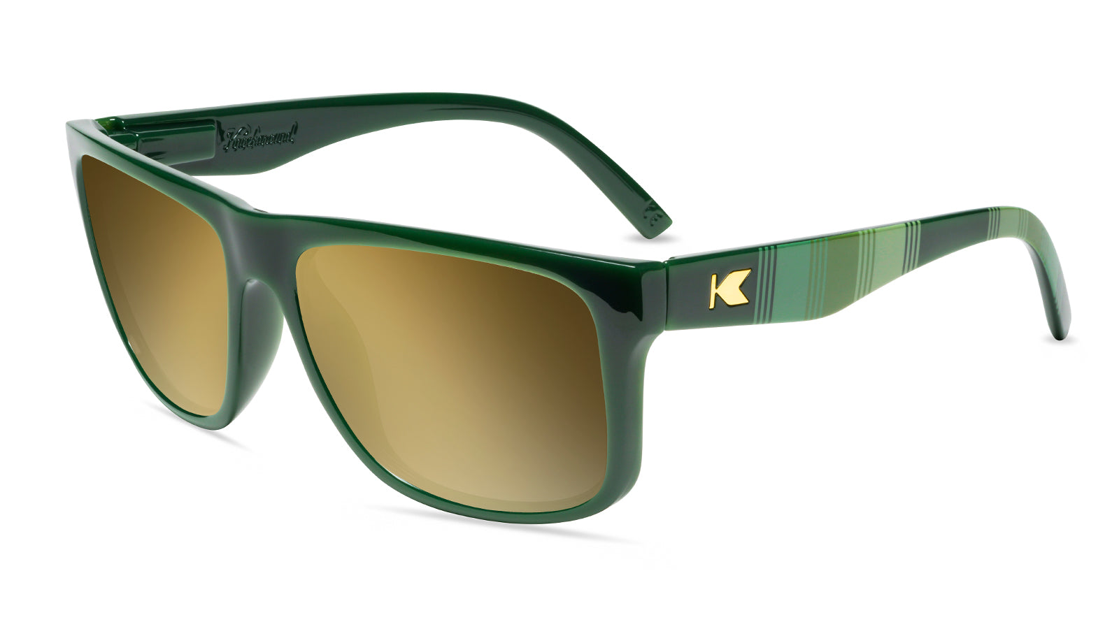 Sherwood Torrey Pines Prescription Sunglasses with Gold Lens, Flyover