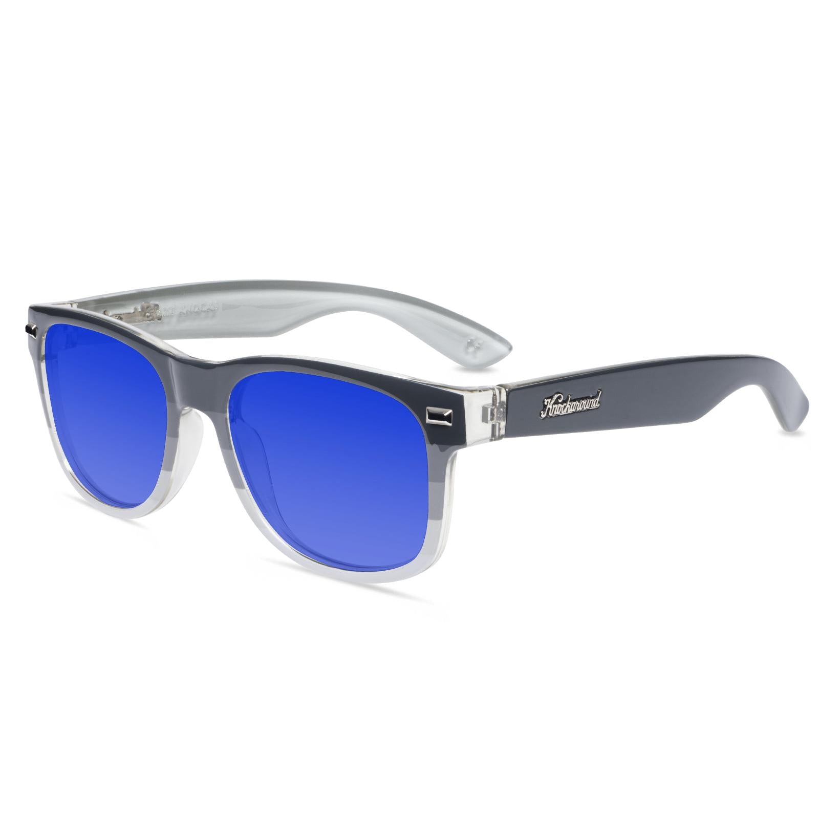 Smokeset Horizon Fort Knocks Prescription Sunglasses with Blue Lens, Flyover