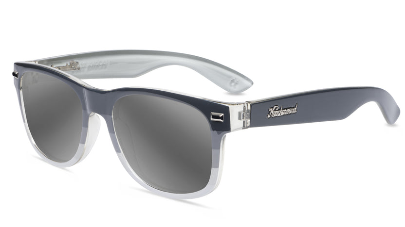 Smokeset Horizon Fort Knocks Prescription Sunglasses with Silver Lens, Flyover 