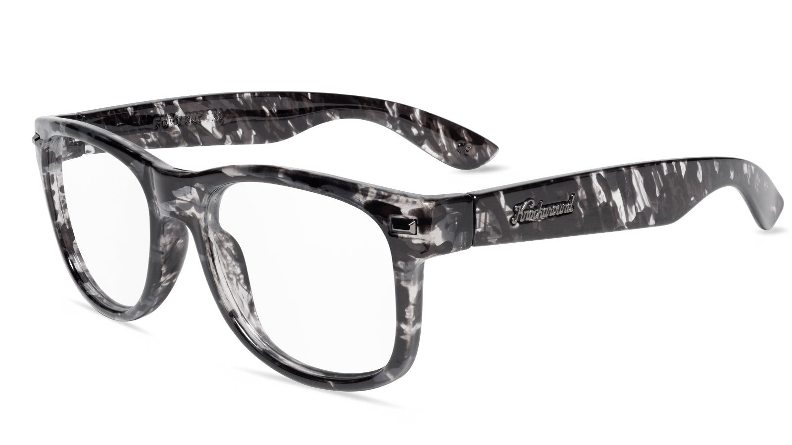 Smoke Signal Fort Knocks Prescription Sunglasses with Clear Lens, Flyover