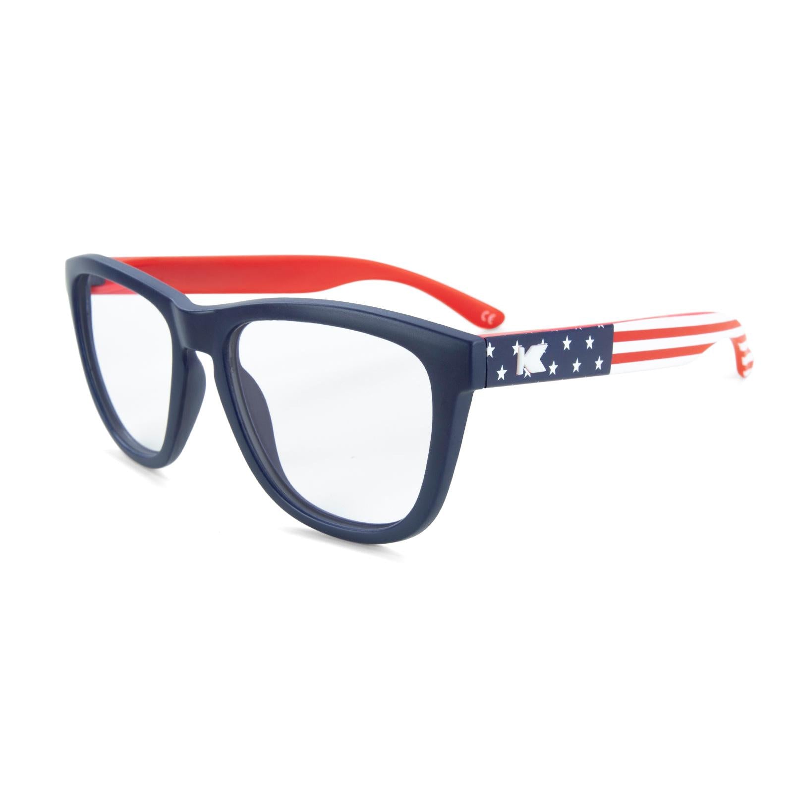 Star Spangled Premiums Prescription Sunglasses with Clear Lens, Flyover