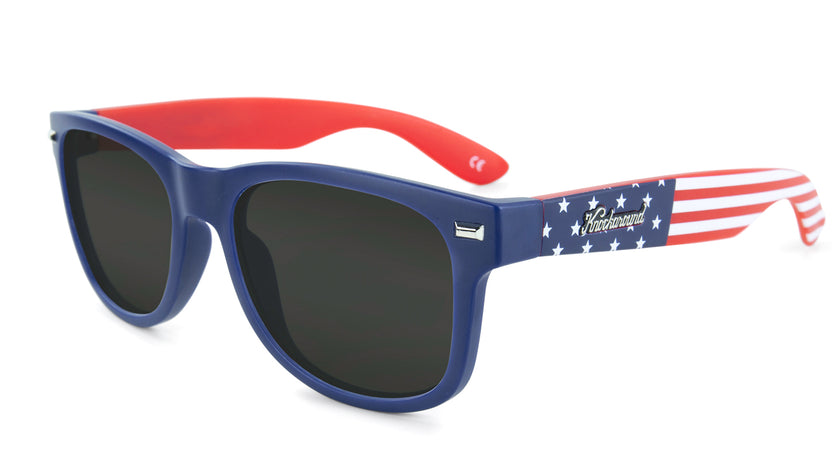Star Spangled Fort Knocks Prescription Sunglasses with Grey Lens, Flyover 